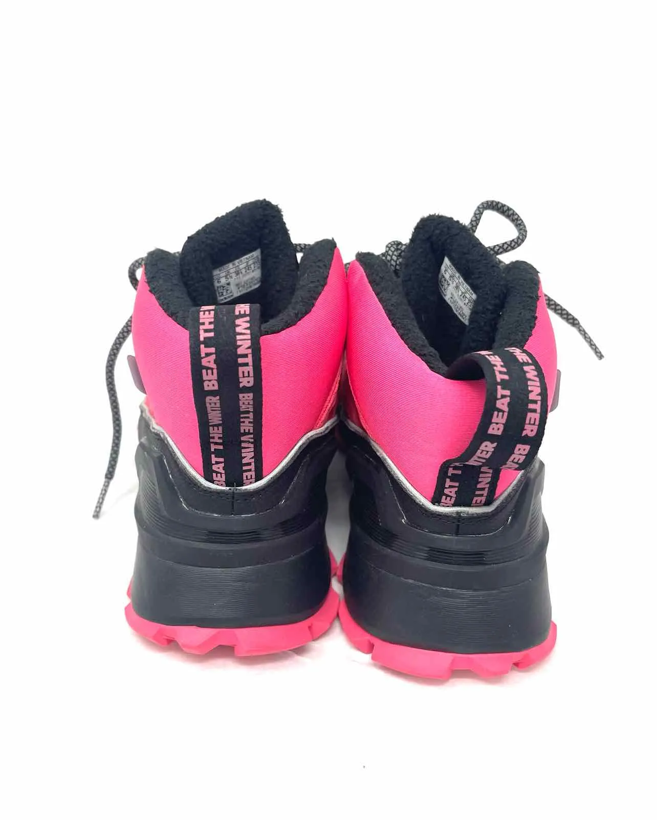Chaussures de sport Adidas Taille 6 Noires/Roses à lacets texturées
