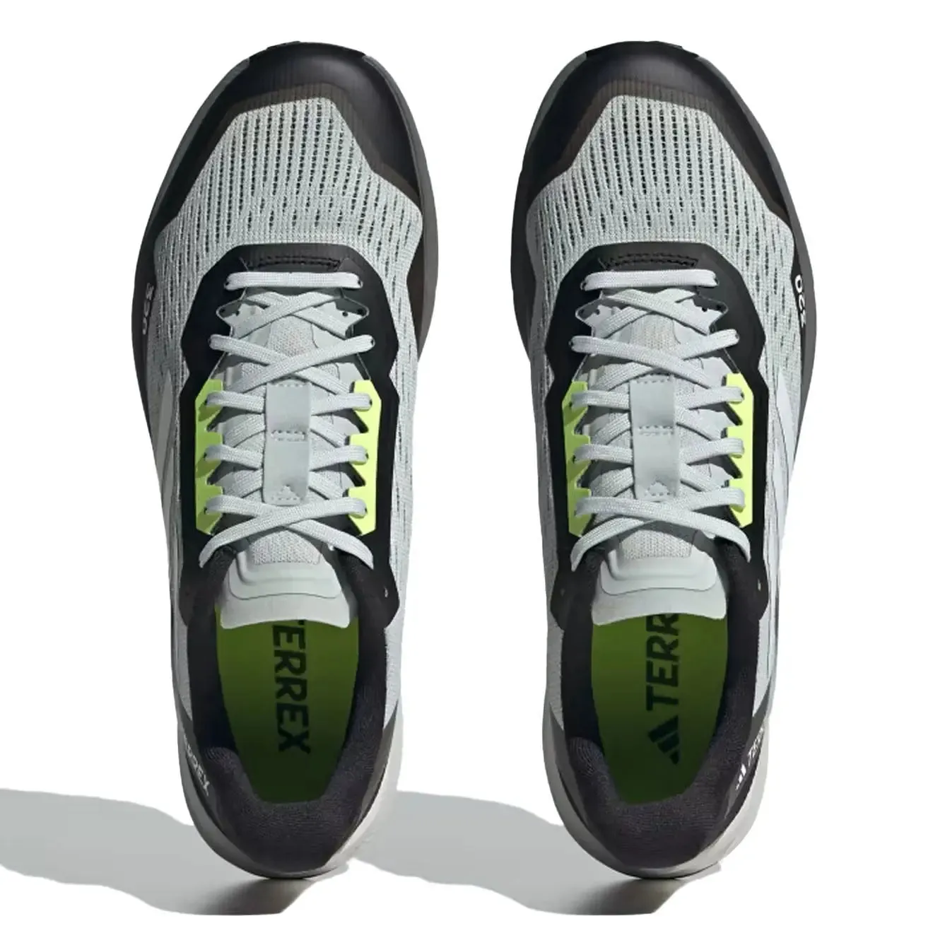 Adidas Terrex Agravic Flow 2.0 Chaussures de Trail Wonder Silver / Crystal White / Lucid Lemon