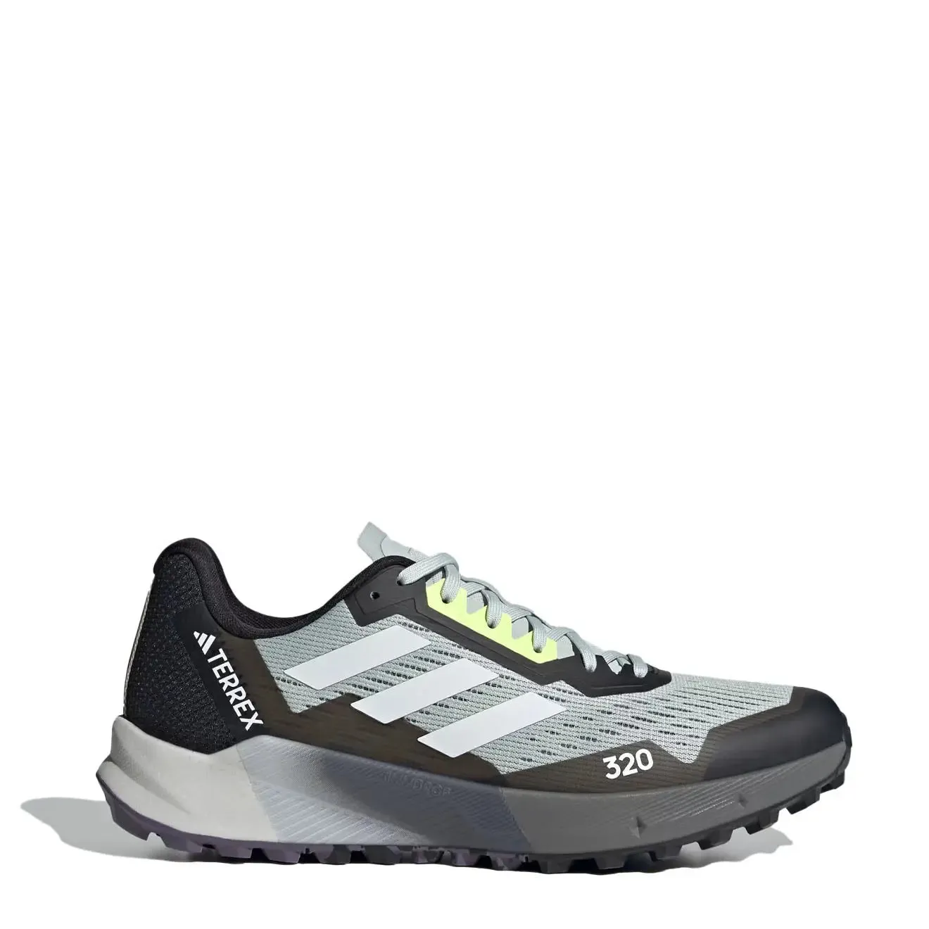 Adidas Terrex Agravic Flow 2.0 Chaussures de Trail Wonder Silver / Crystal White / Lucid Lemon
