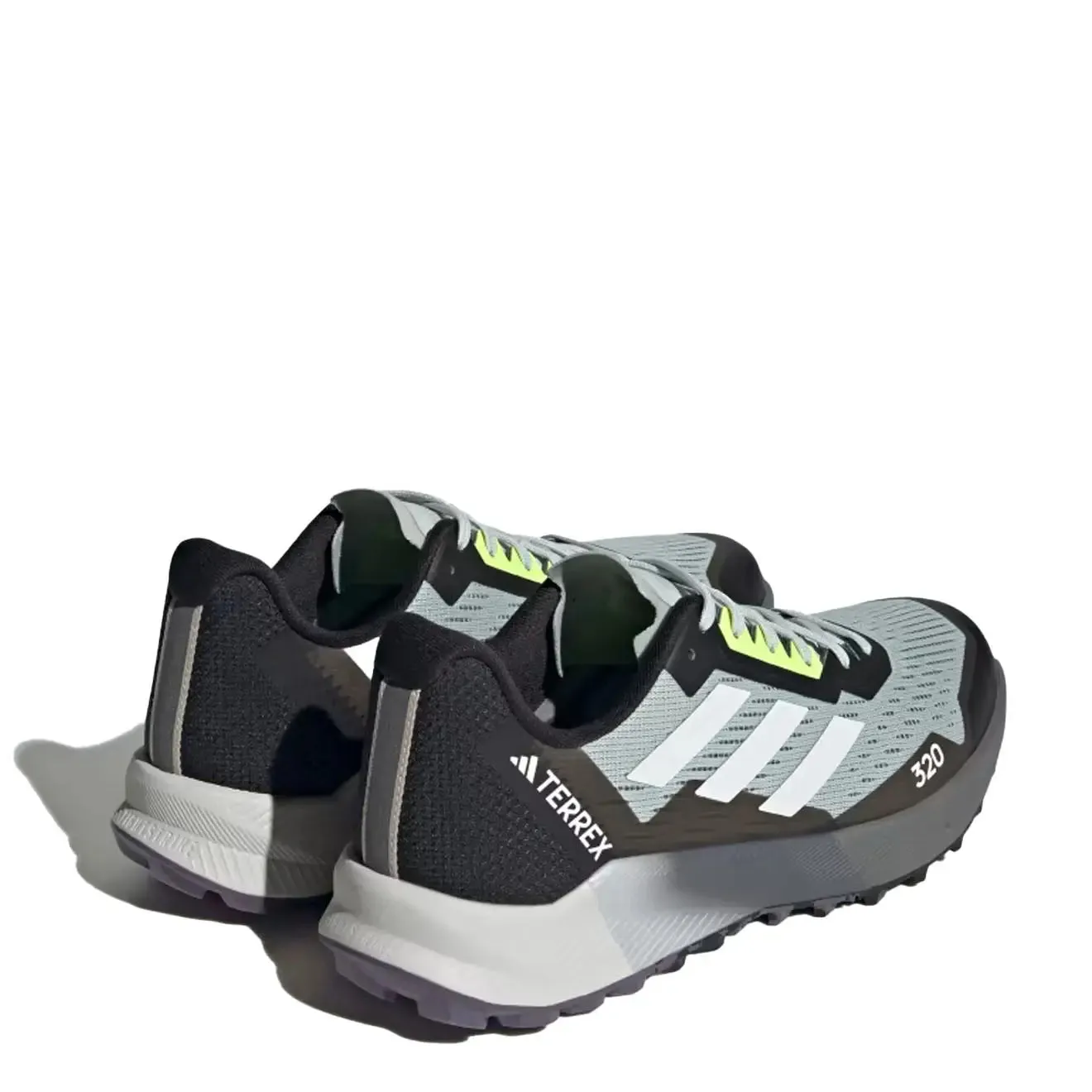 Adidas Terrex Agravic Flow 2.0 Chaussures de Trail Wonder Silver / Crystal White / Lucid Lemon