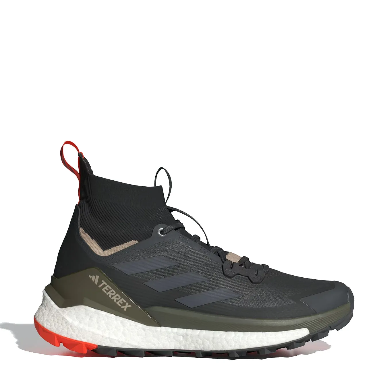 Adidas Terrex Free Hiker 2 Chaussure de Randonnée Carbone / Gris Six / Noir de Base