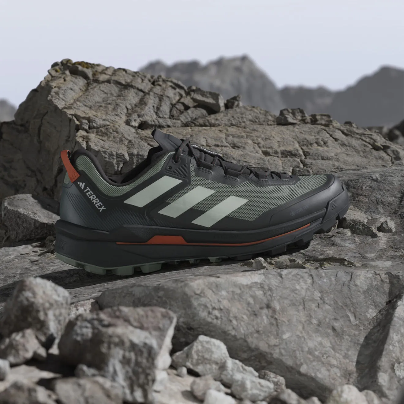 Adidas Terrex Chaussures de randonnée Skychaser Tech Noir / Vert / Orange