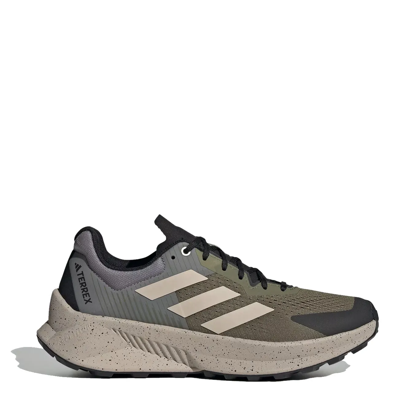 Adidas Terrex Soulstride Flow Chaussure de Trail Olive Strata / Beige Merveille / Charbon