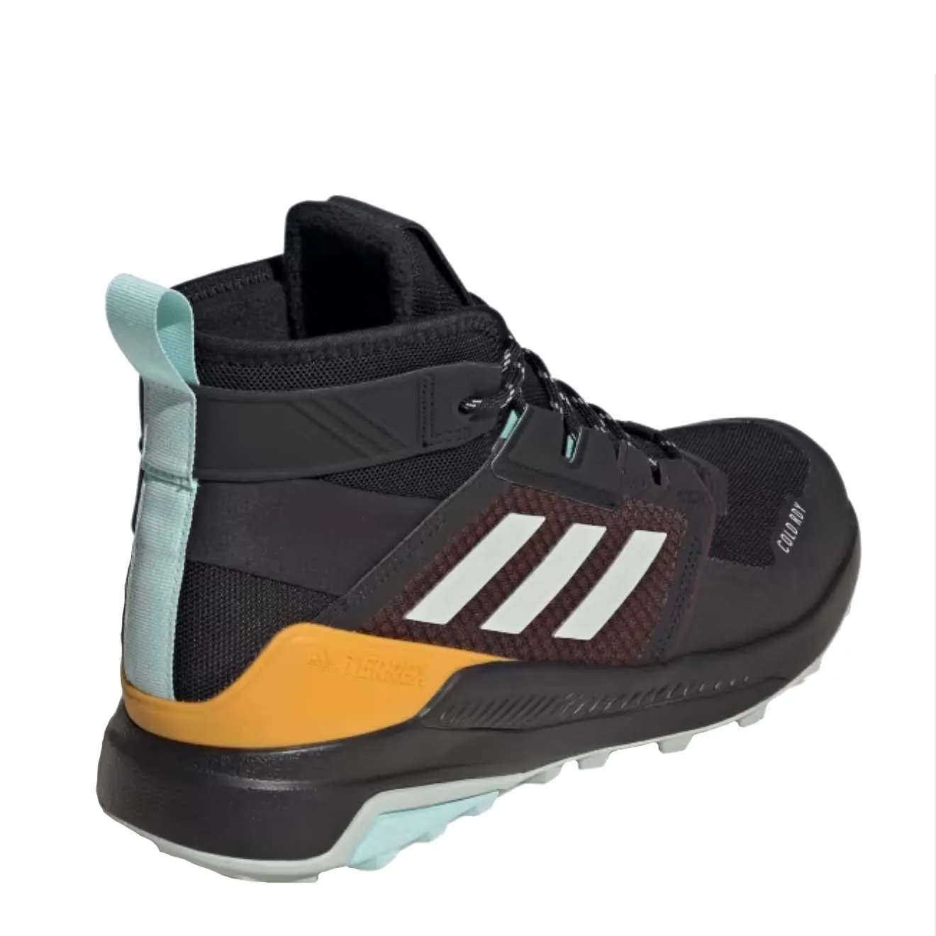 Adidas Terrex Trailmaker Mid Cold.Rdy Bottes de Randonnée Marron Ombre / Argent Merveille / Bleu Aqua Semi Flash