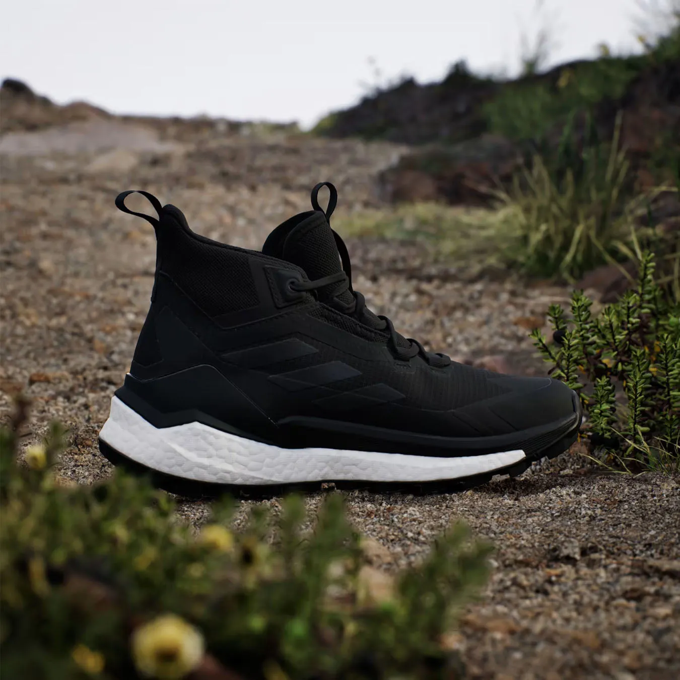 Adidas Terrex Chaussures de Randonnée Femme Free Hiker 2 Gore-Tex Noir de Base / Noir de Base / Blanc Nuage