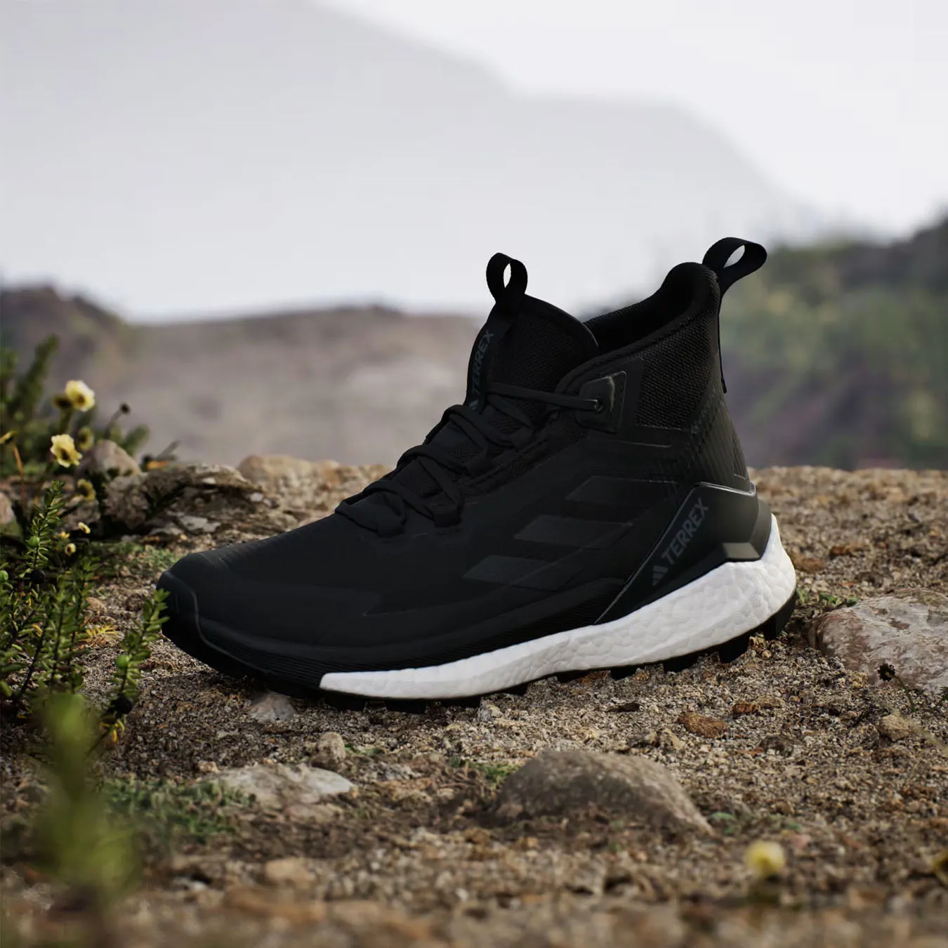 Adidas Terrex Chaussures de Randonnée Femme Free Hiker 2 Gore-Tex Noir de Base / Noir de Base / Blanc Nuage