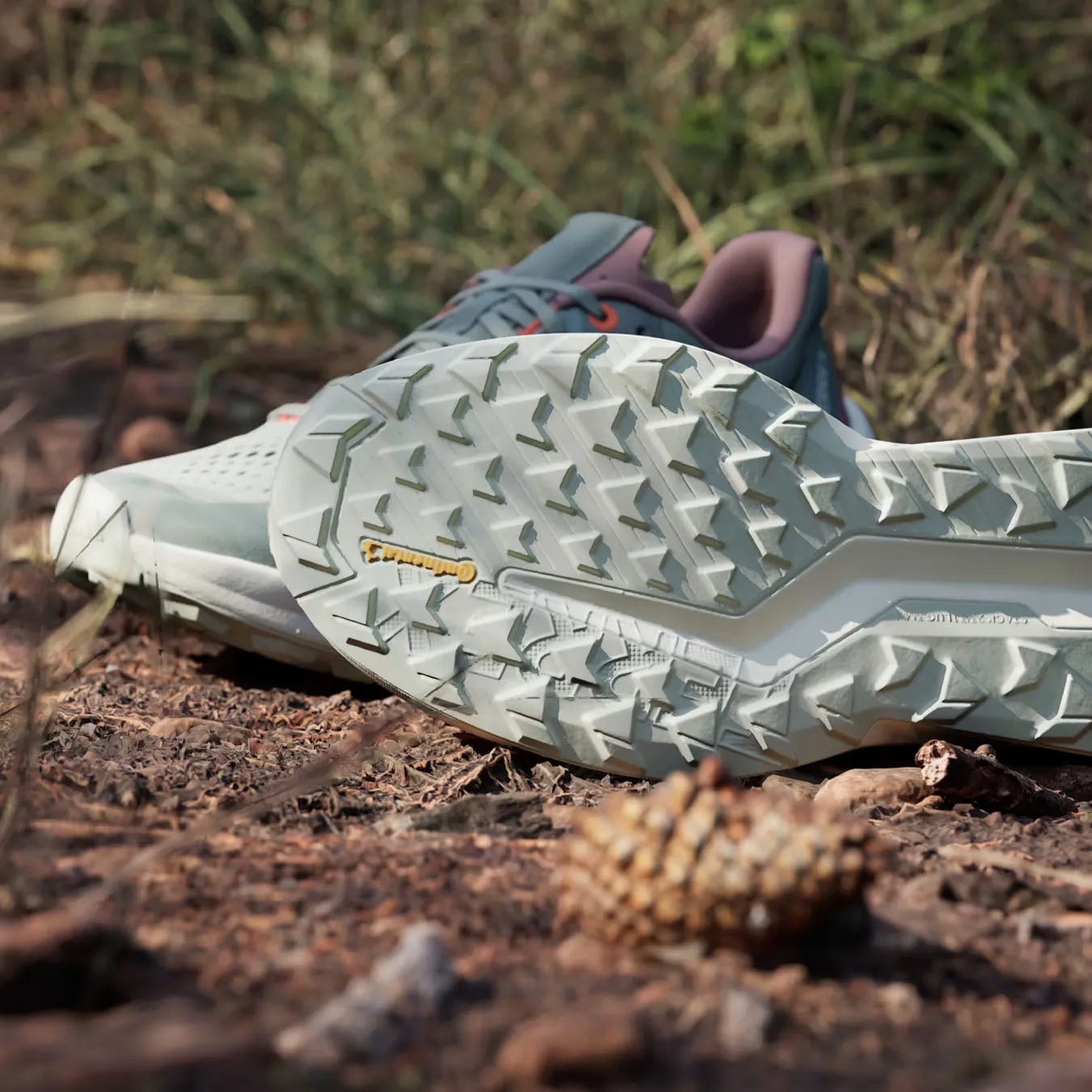 Adidas Terrex Chaussure de Trail Femme Soulstride Flow Vert Lin / Blanc Cassé / Vert Argenté
