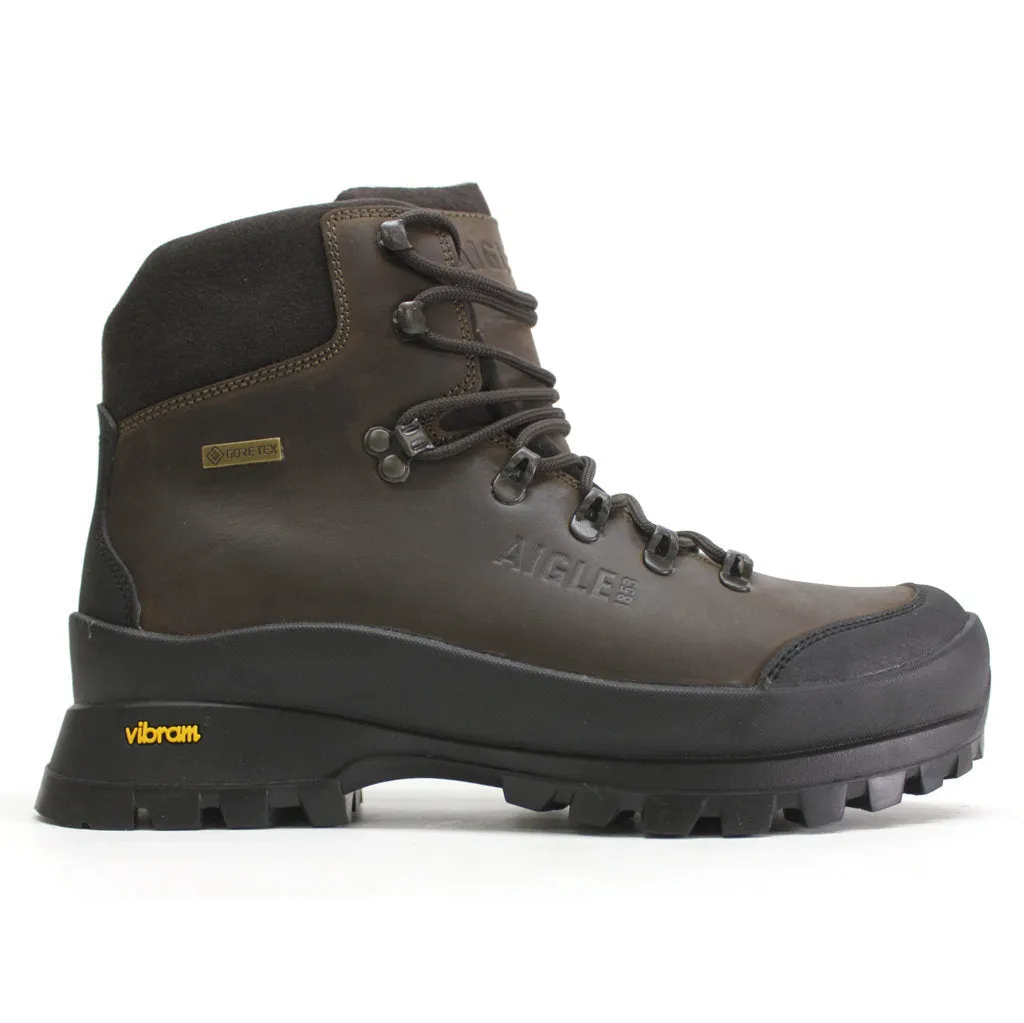 Bottes de randonnée cheville homme Aigle Muntagna GTX en cuir