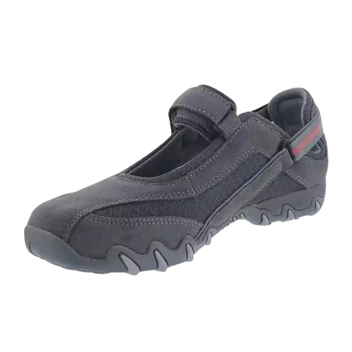 Niro Asphalt Suède/Maille pour Femme Polyvalente
