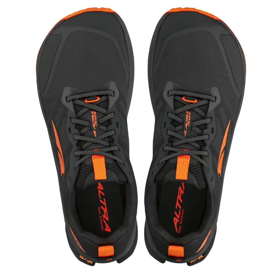 Altra Chaussures de Trail Running Lone Peak 9   pour Homme en Noir/Orange SS25