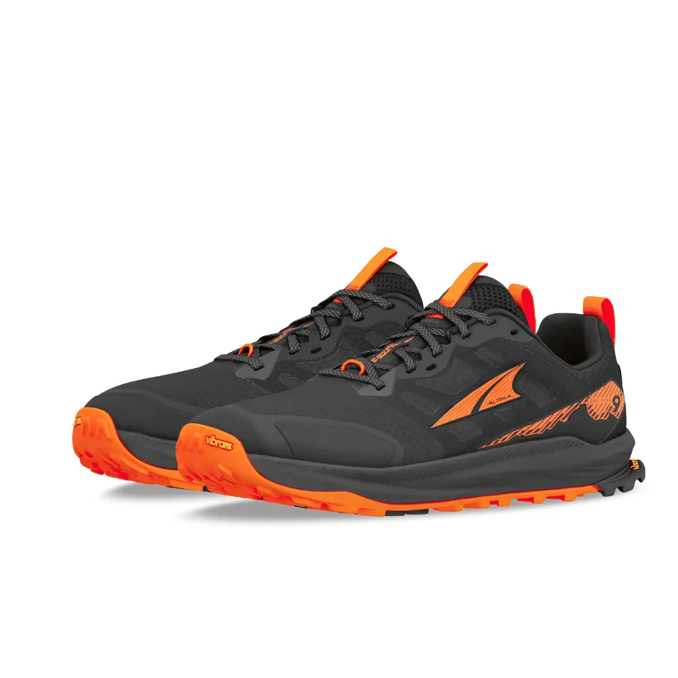 Altra Chaussures de Trail Running Lone Peak 9   pour Homme en Noir/Orange SS25