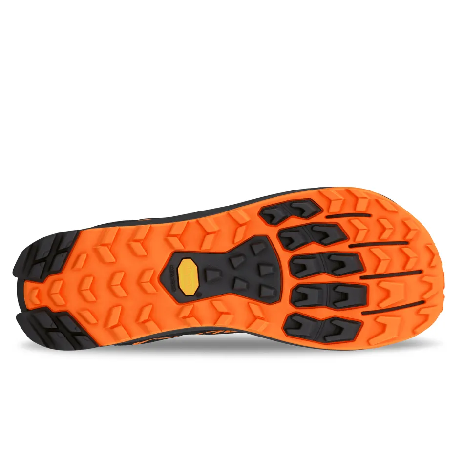 Altra Chaussures de Trail Running Lone Peak 9   pour Homme en Noir/Orange SS25