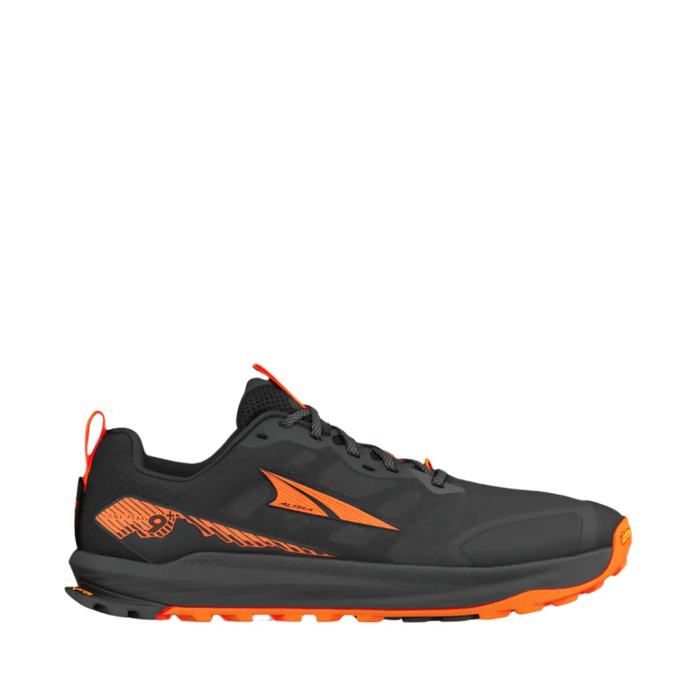 Altra Chaussures de Trail Running Lone Peak 9   pour Homme en Noir/Orange SS25