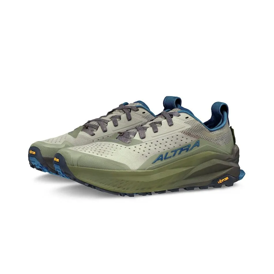 Chaussures de trail Altra Olympus 6 pour hommes en taupe AW24