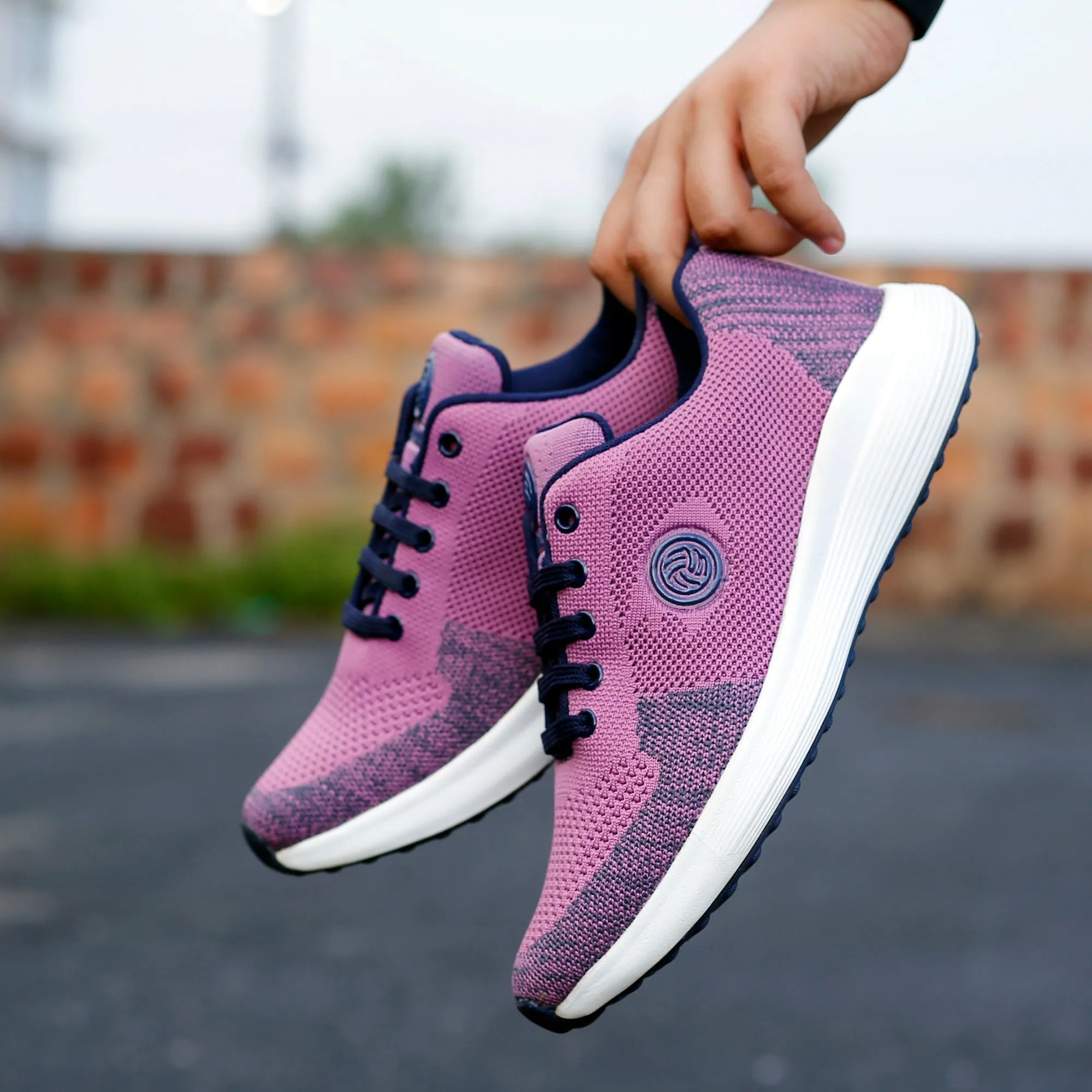 Bacca Bucci TOKYO Chaussures de Course pour Femmes | Chaussures de Marche pour Femmes Rose & Violet