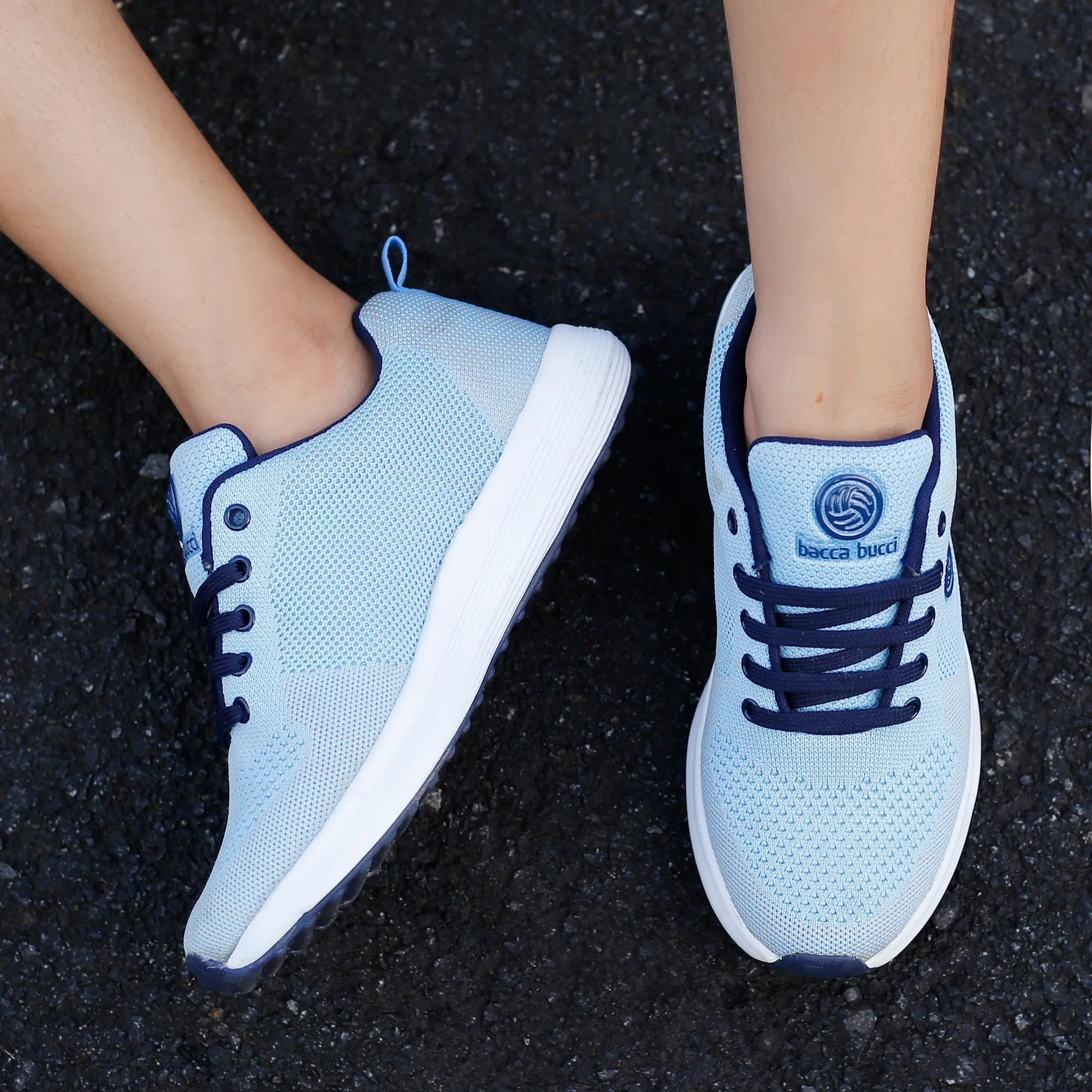 Bacca Bucci TOKYO Chaussures de Course pour Femmes | Chaussures de Marche pour Femmes Rose & Violet