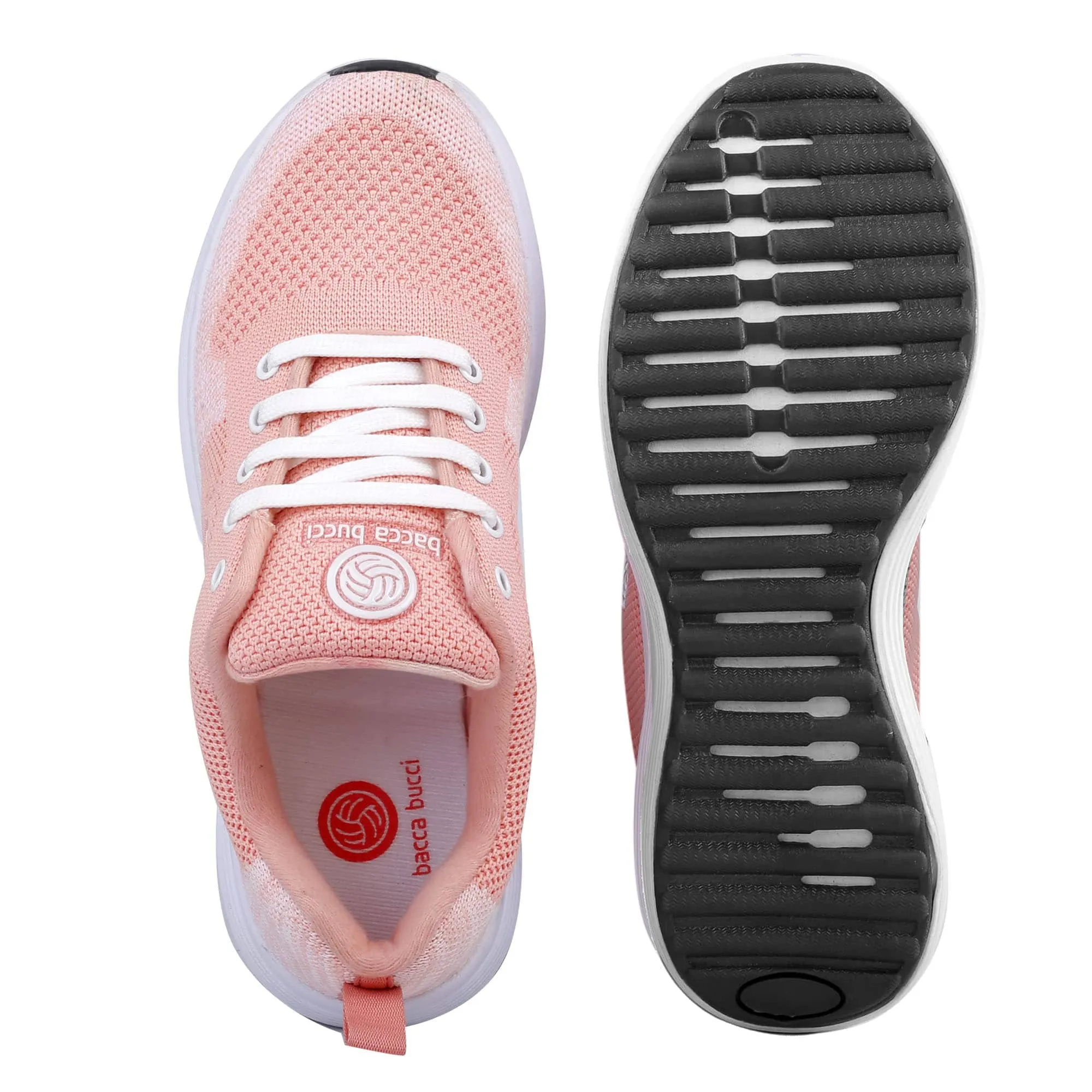 Bacca Bucci TOKYO Chaussures de Course pour Femmes | Chaussures de Marche pour Femmes Rose & Violet