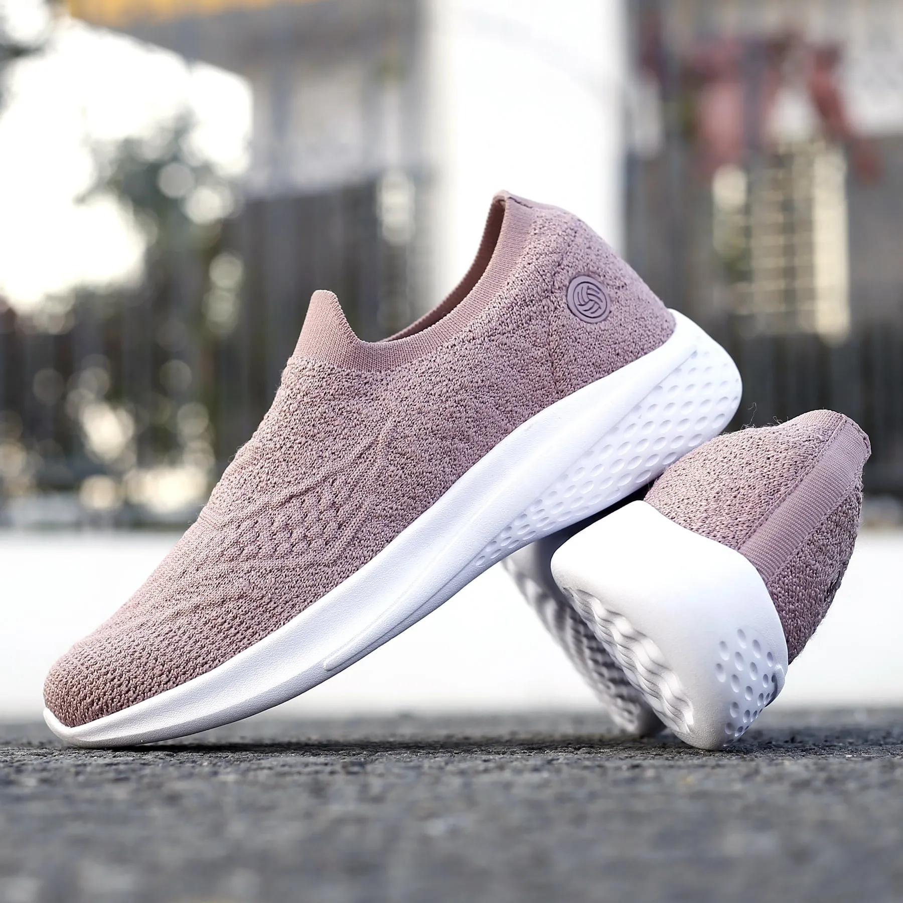Bacca Bucci Femme WALKER Slip-On Marche Respirant Mesh Chaussures de Sport Sneakers