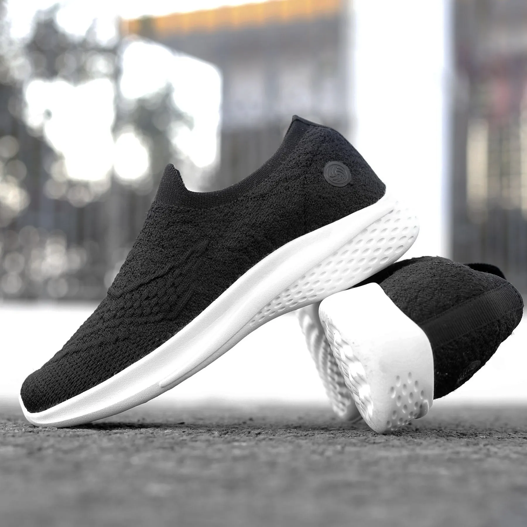 Bacca Bucci Femme WALKER Slip-On Marche Respirant Mesh Chaussures de Sport Sneakers
