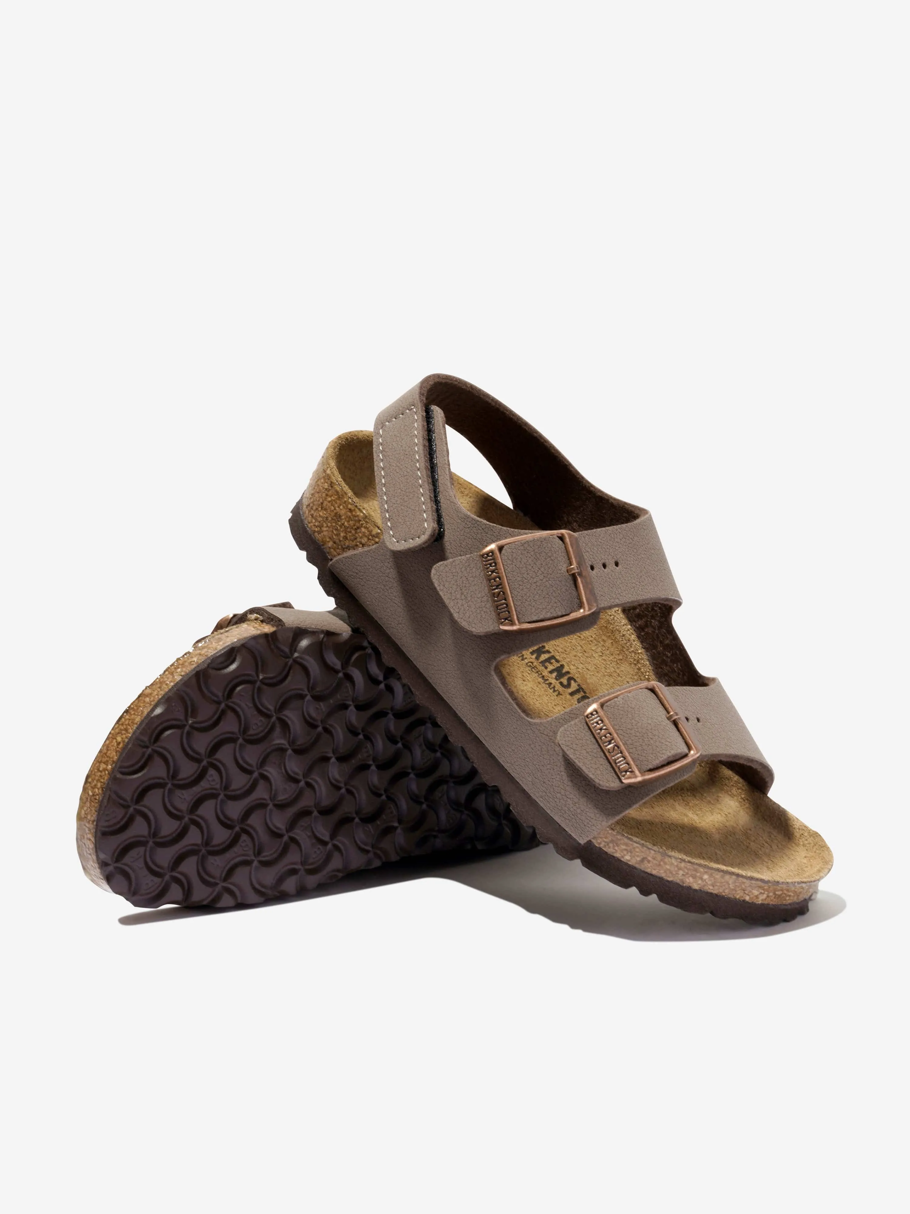 BIRKENSTOCK Sandales Classiques Milano pour Enfants en Marron