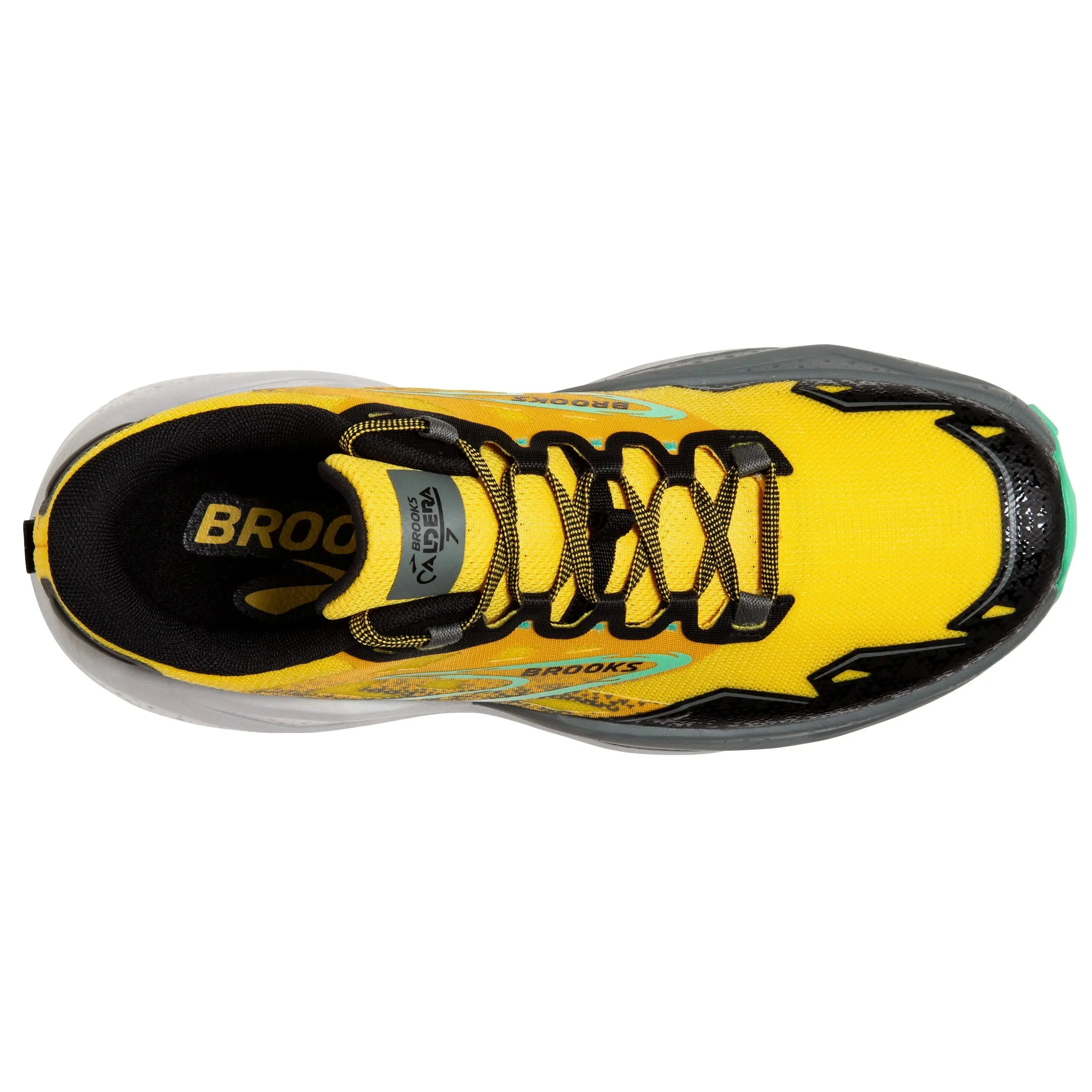 Chaussures de trail Brooks Caldera 7 pour homme - Jaune