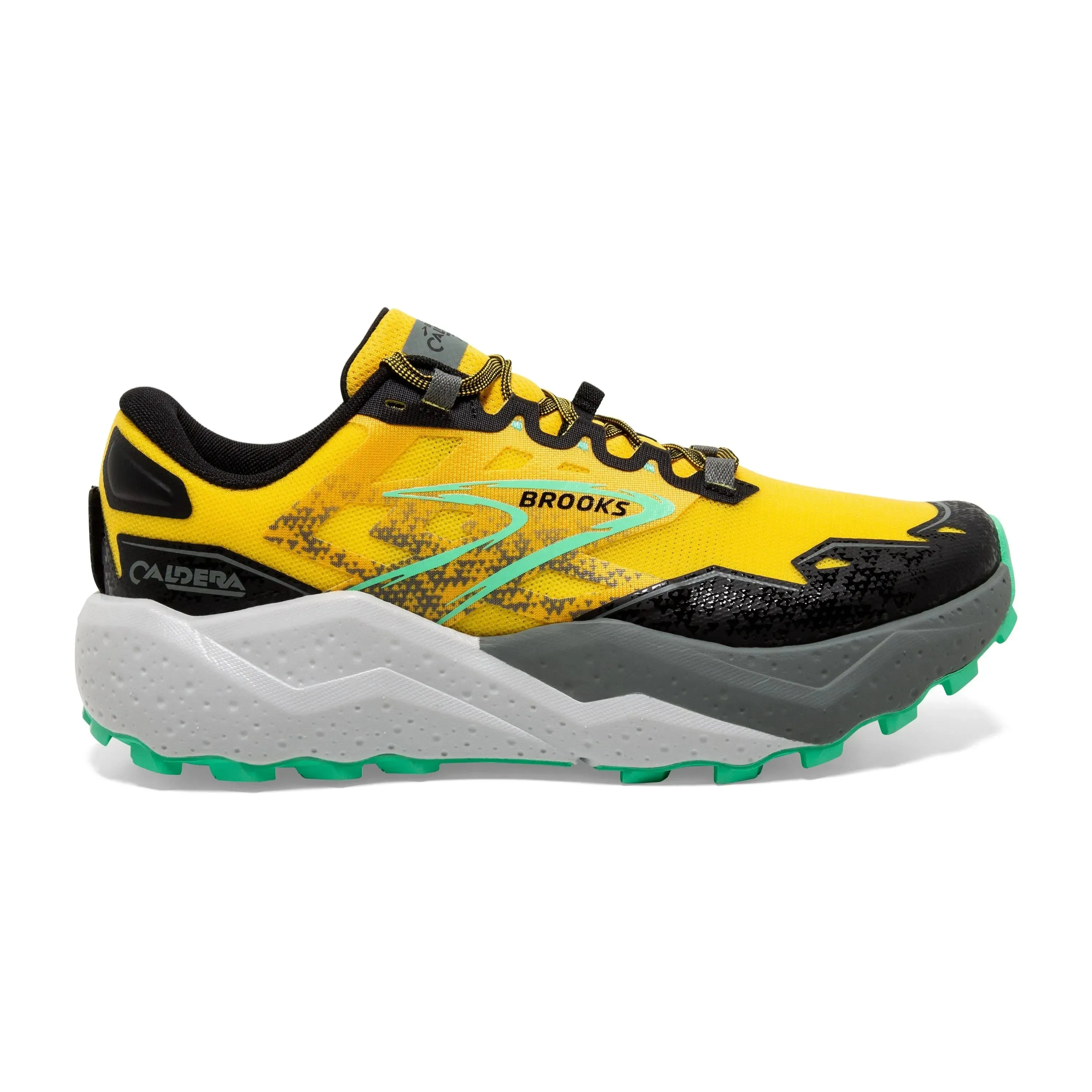 Chaussures de trail Brooks Caldera 7 pour homme - Jaune