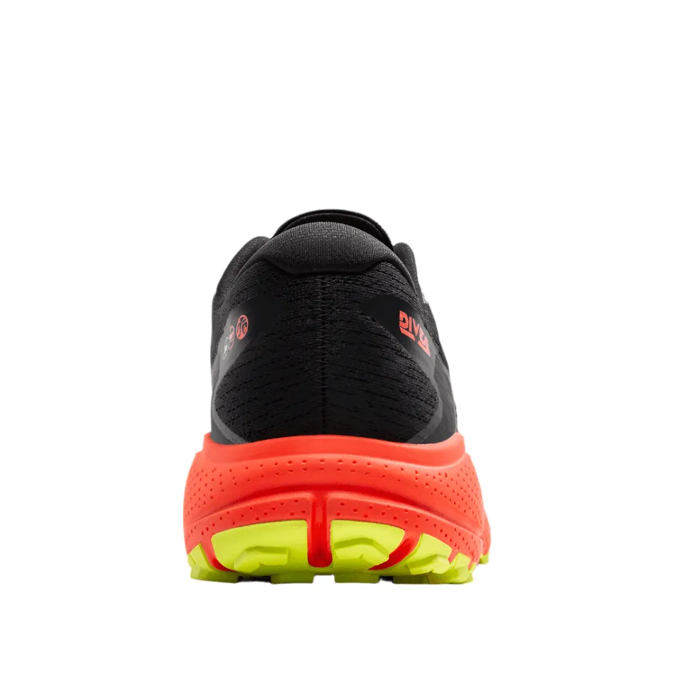 Chaussure de trail Brooks Men's Divide 5 GTX en Noir/Cerise/Citron vert