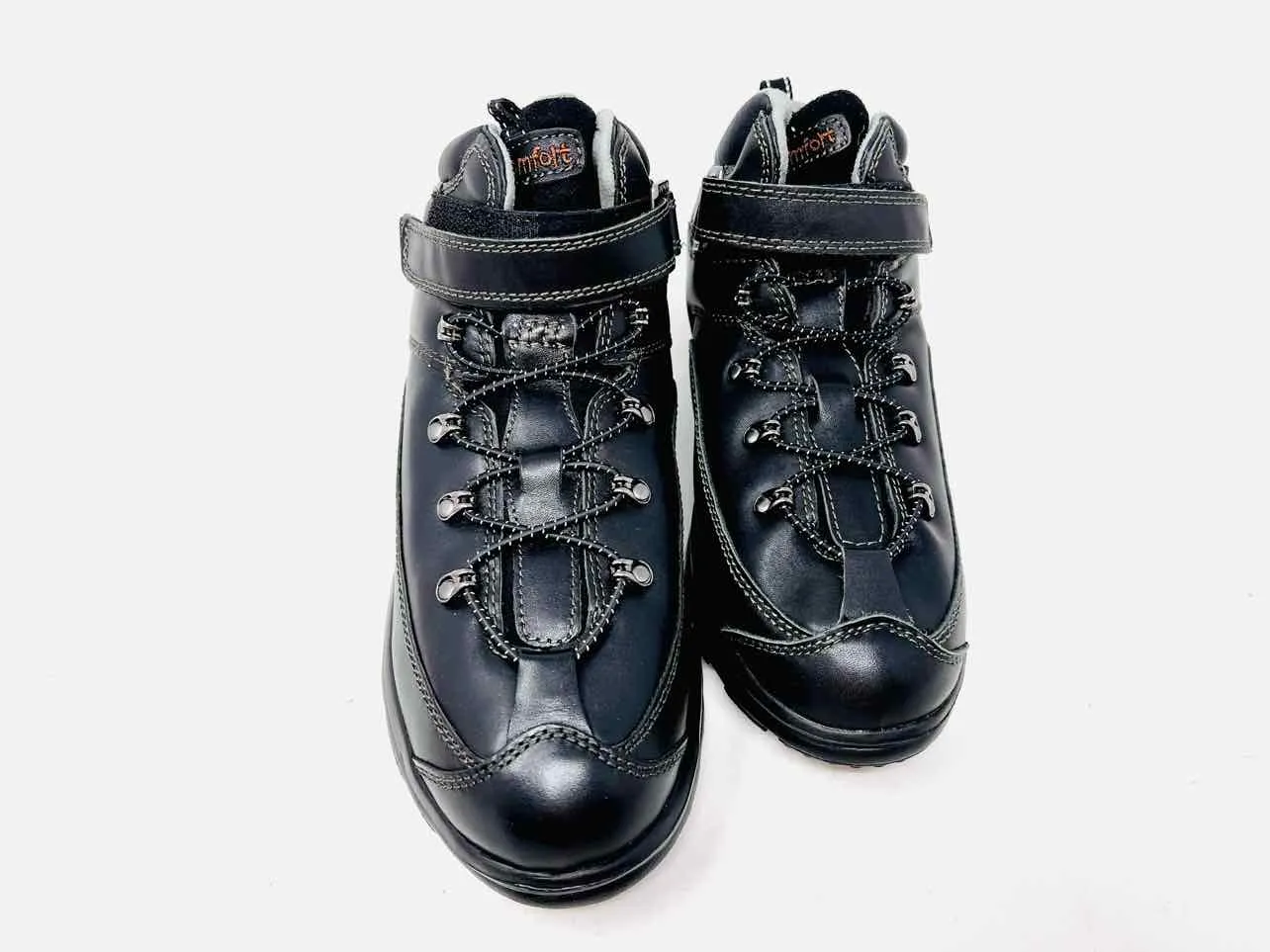 Dr. Comfort Taille 8 Cuir Noir AVEC BOÎTE !!! Chaussures Sneakers
