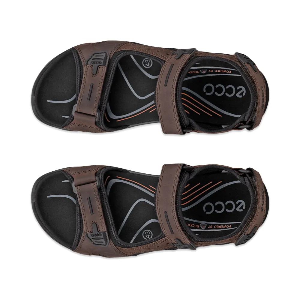Sandale Yucatan pour Homme Ecco en Moka