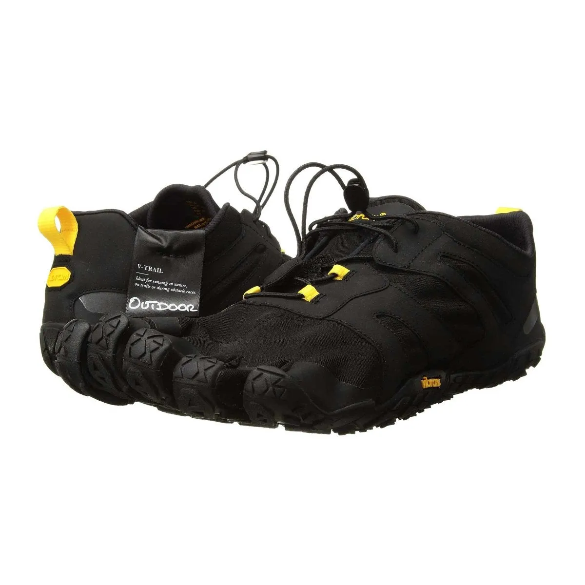 Five Fingers pour Homme V-Trail 2.0 Noir/Jaune