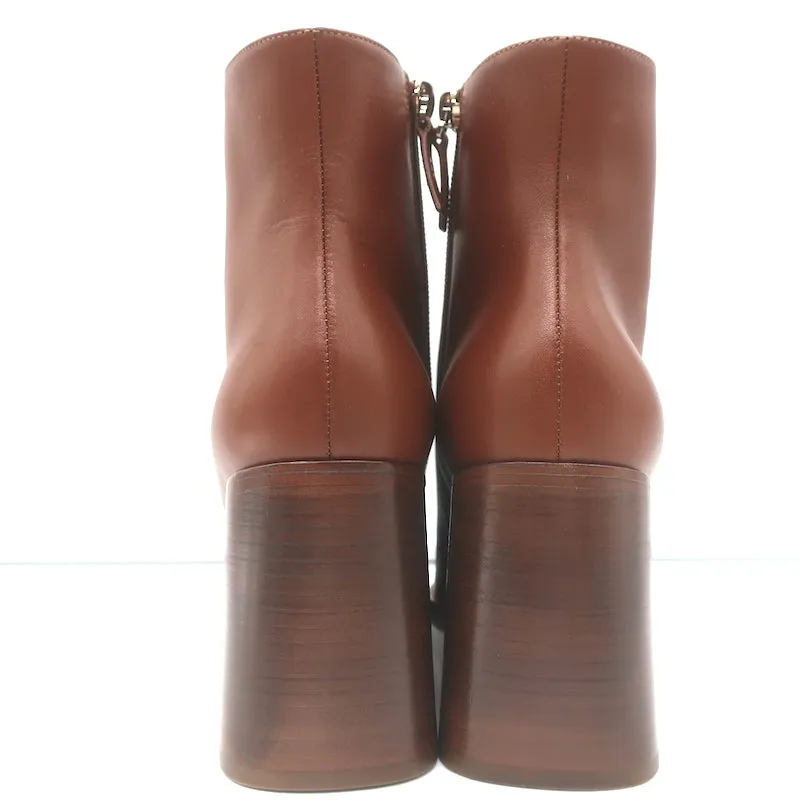 Bottes chelsea Gabriela Hearst Ava en cuir marron taille 36.5