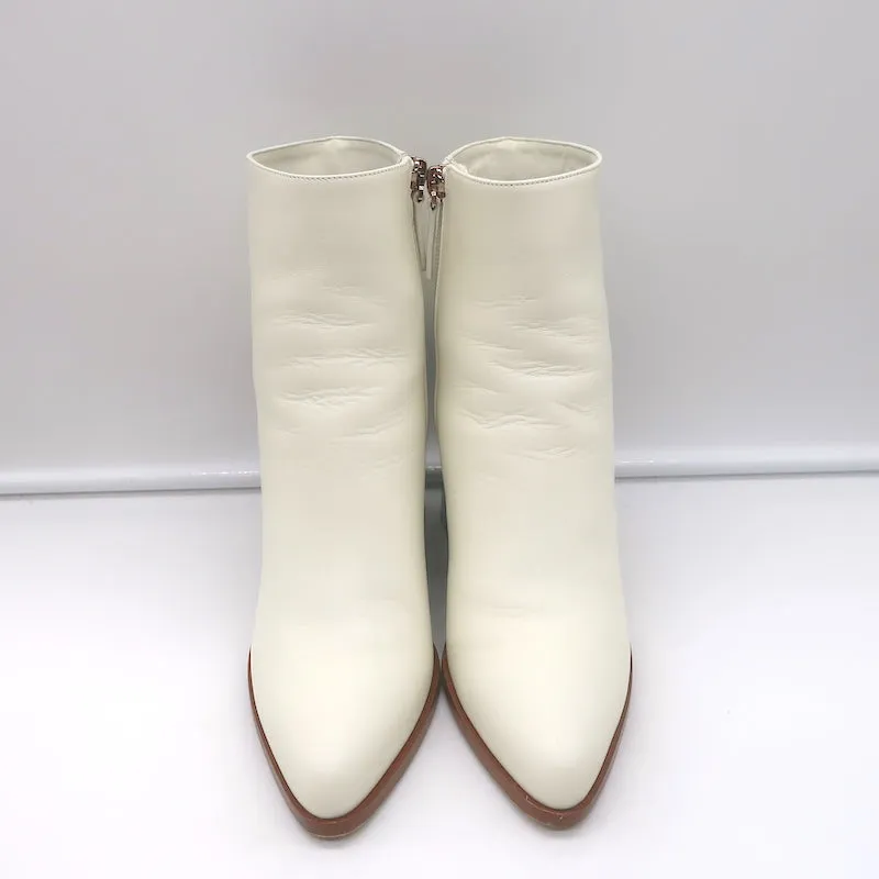 Bottes chelsea Gabriela Hearst Ava en cuir crème taille 36.5