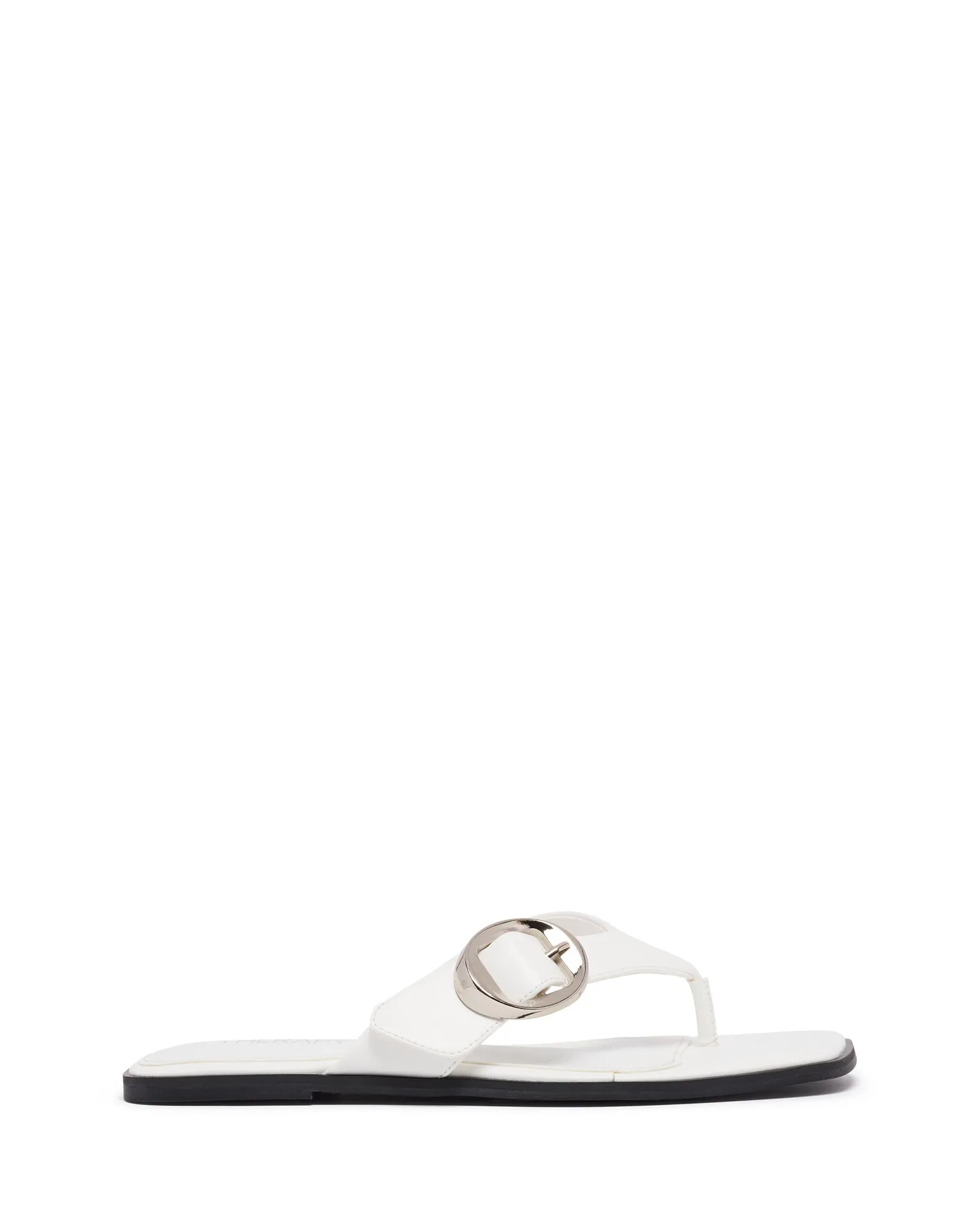 Sandale Thong Galerie Blanc Lisse