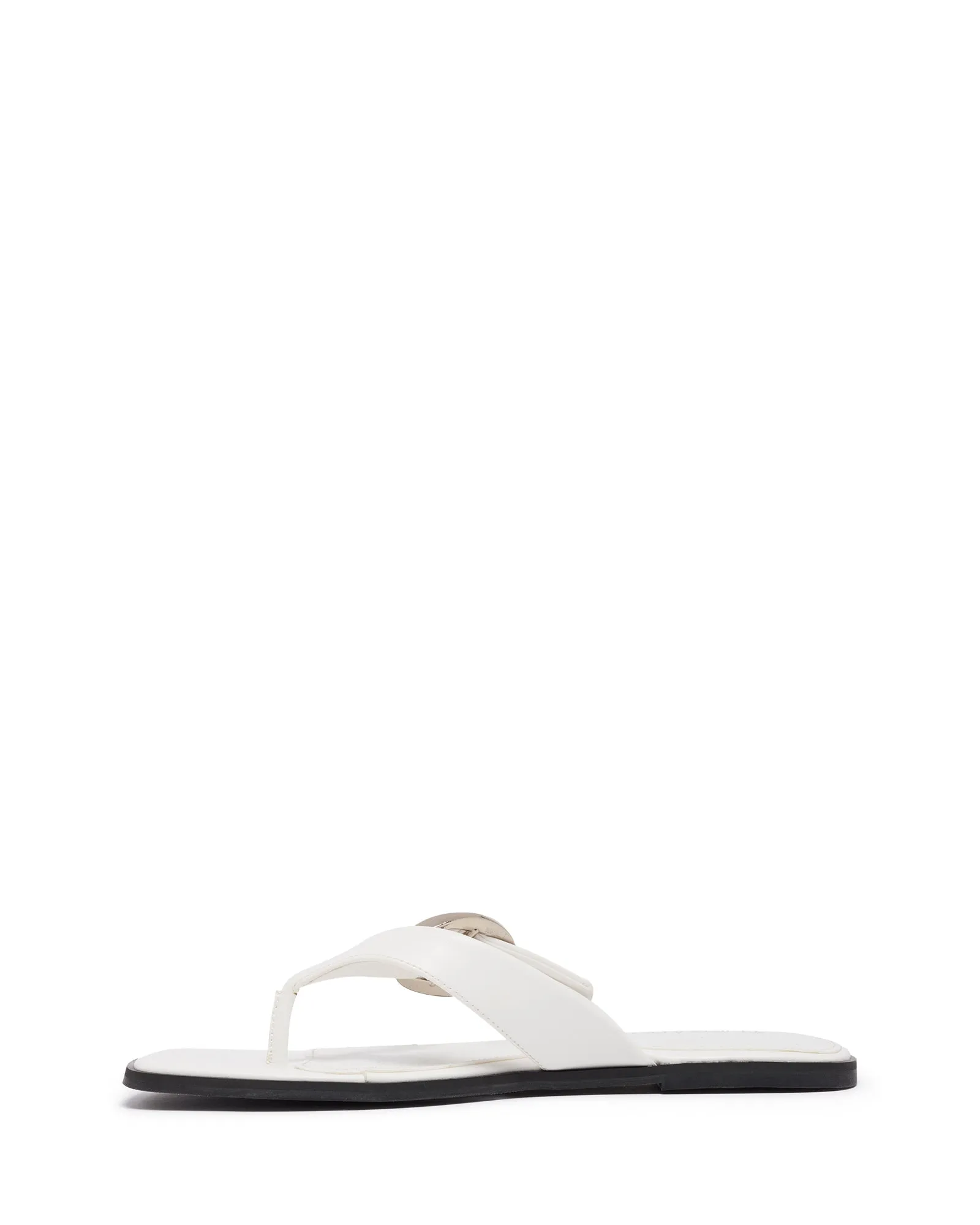 Sandale Thong Galerie Blanc Lisse