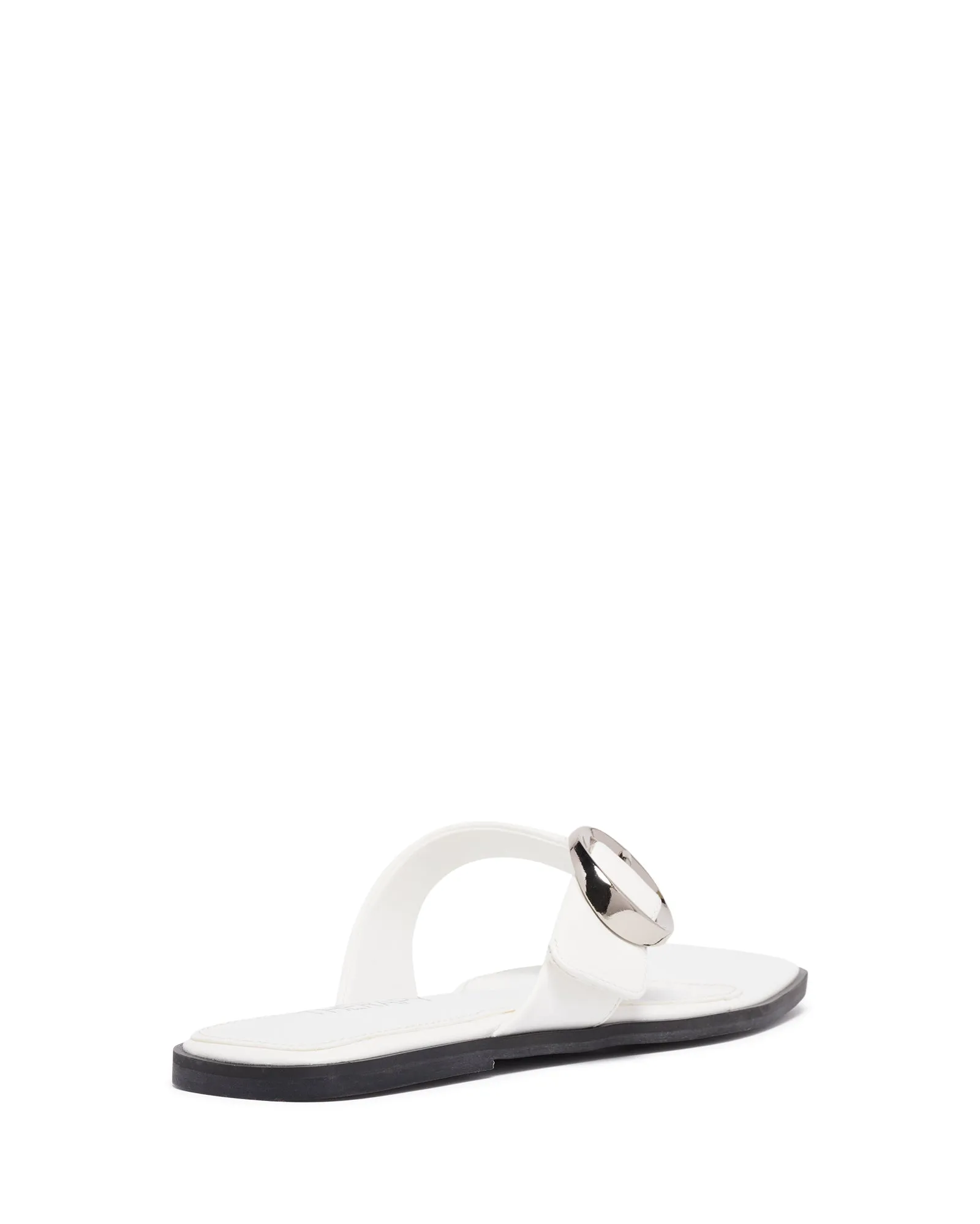 Sandale Thong Galerie Blanc Lisse