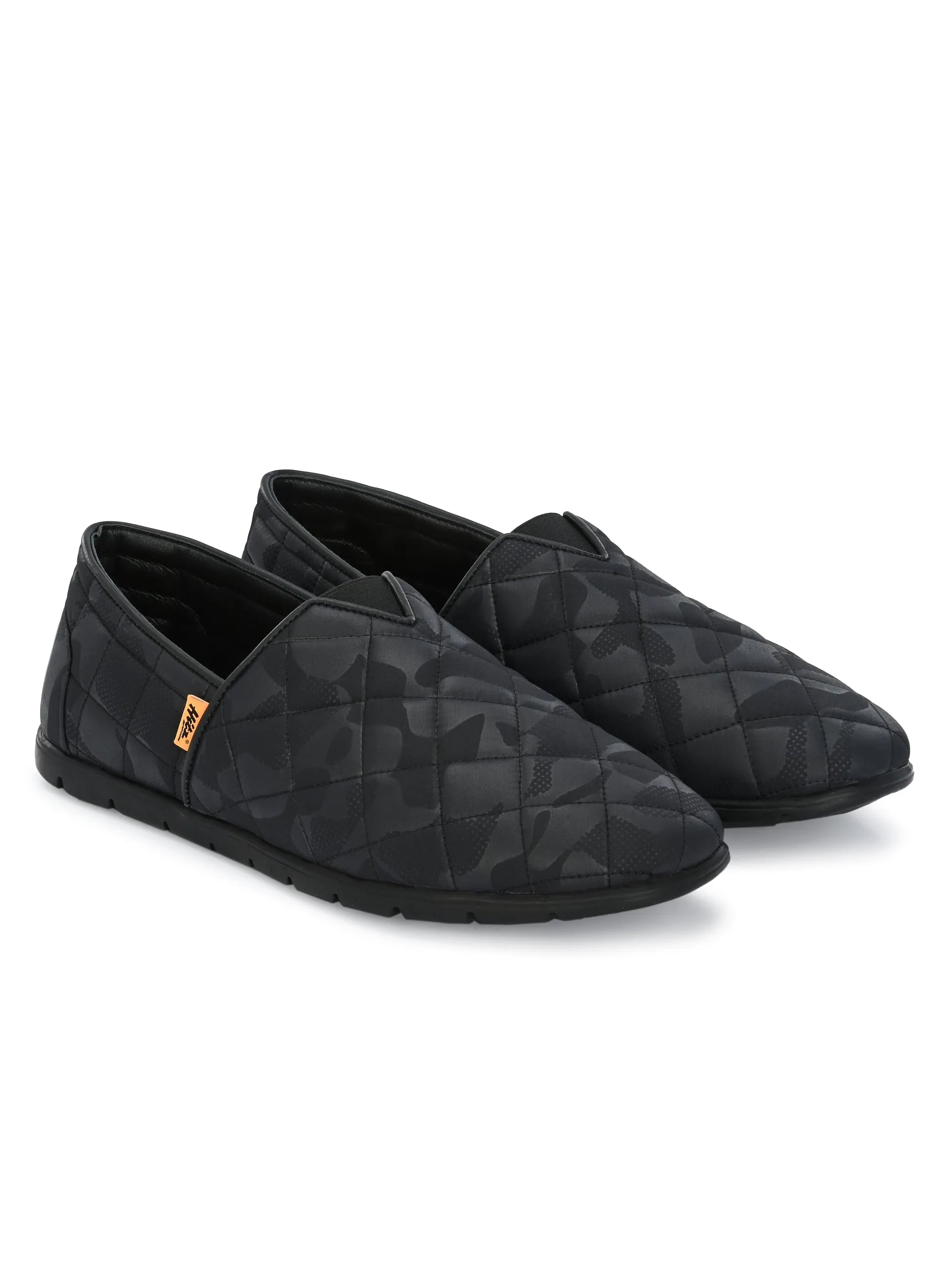 HITZ154 - Chaussures de marche décontractées noires pour hommes