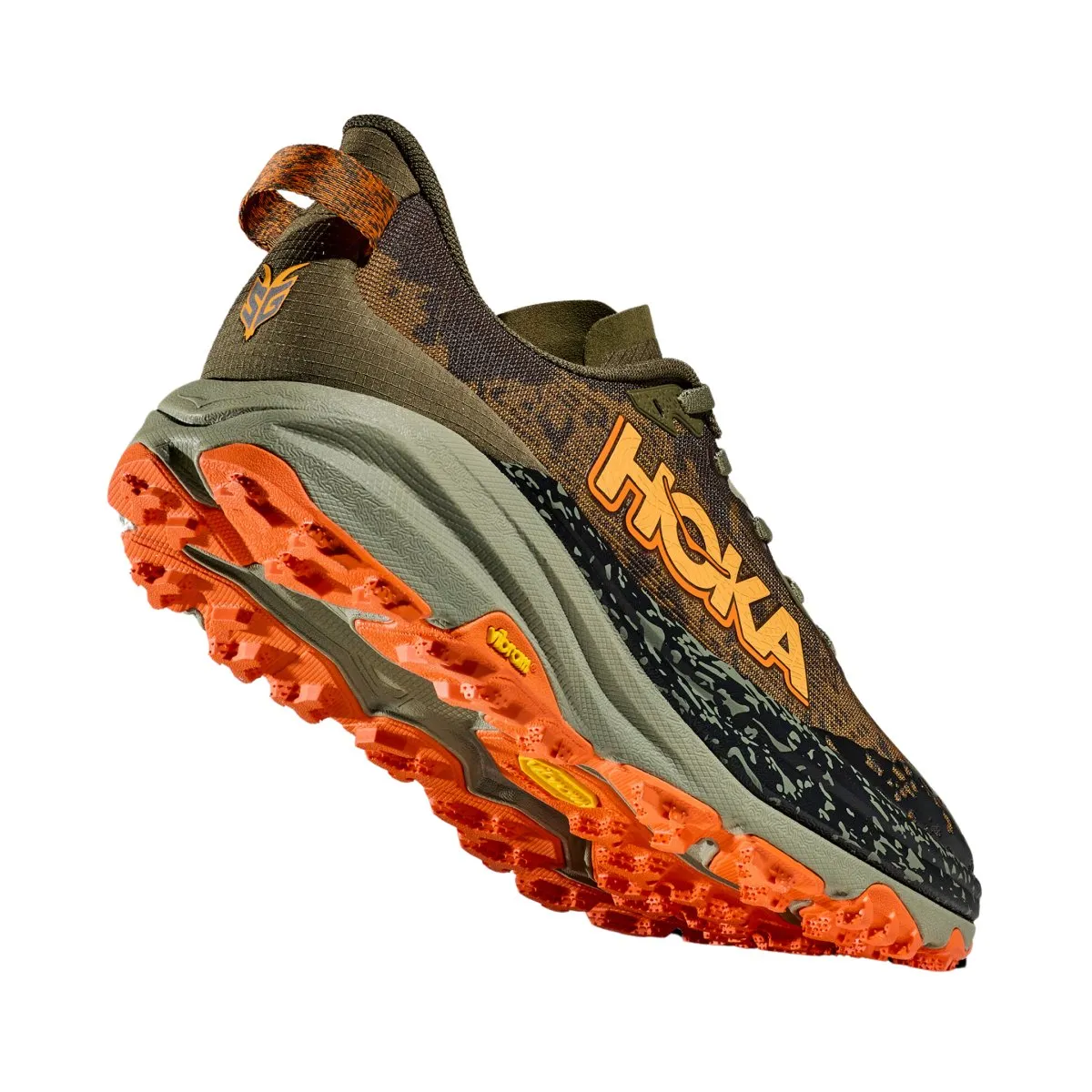 Hoka One One Chaussures Homme Speedgoat 6 Olive Antique/Courge