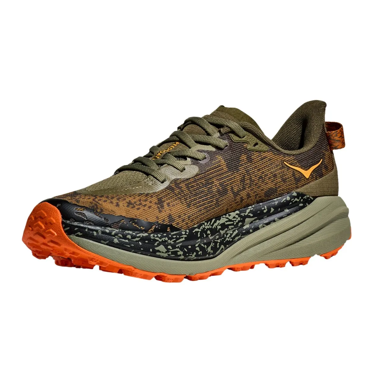 Hoka One One Chaussures Homme Speedgoat 6 Olive Antique/Courge