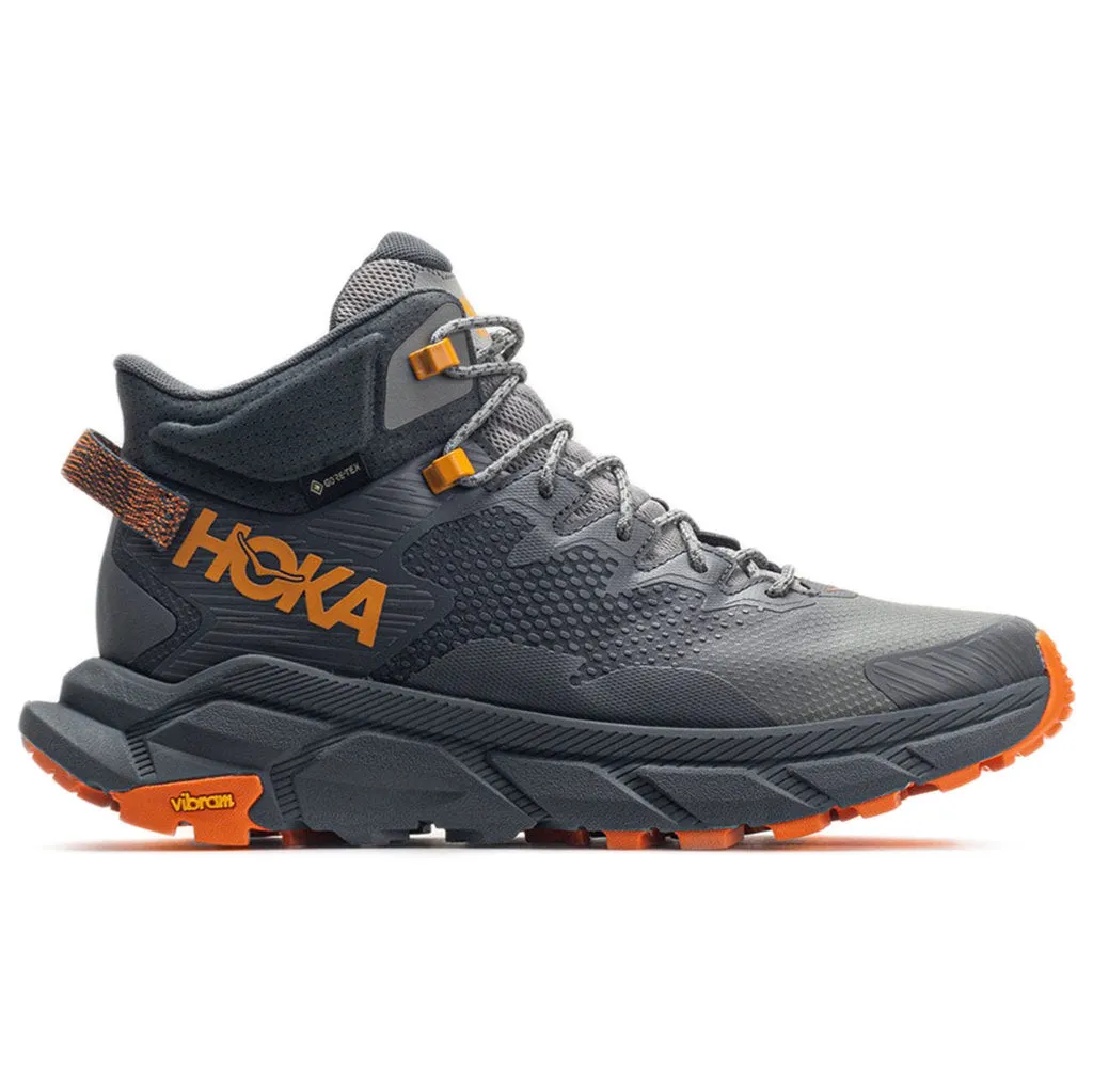 Bottes de randonnée cheville homme Hoka Trail Code GTX en textile synthétique