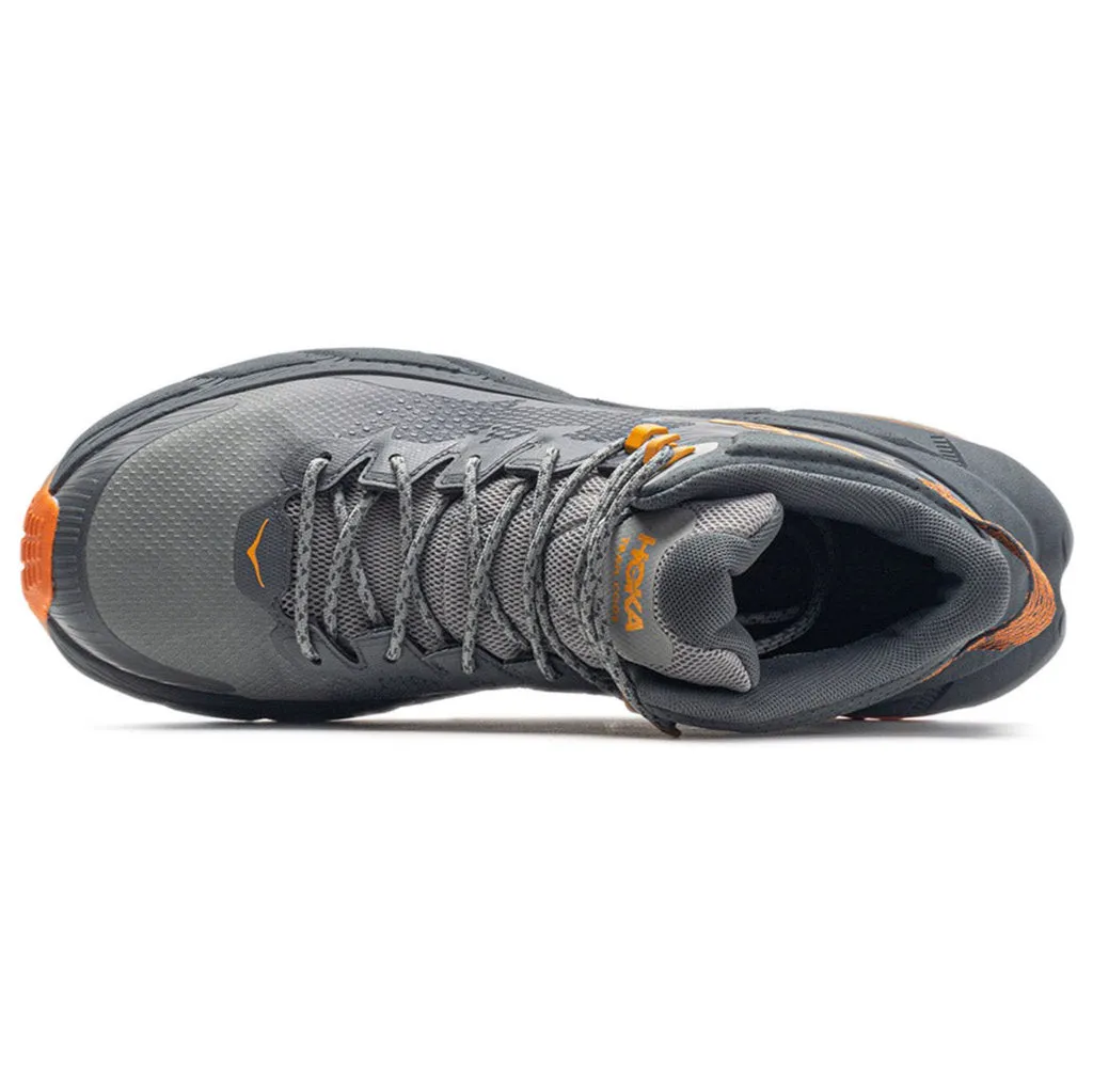Bottes de randonnée cheville homme Hoka Trail Code GTX en textile synthétique