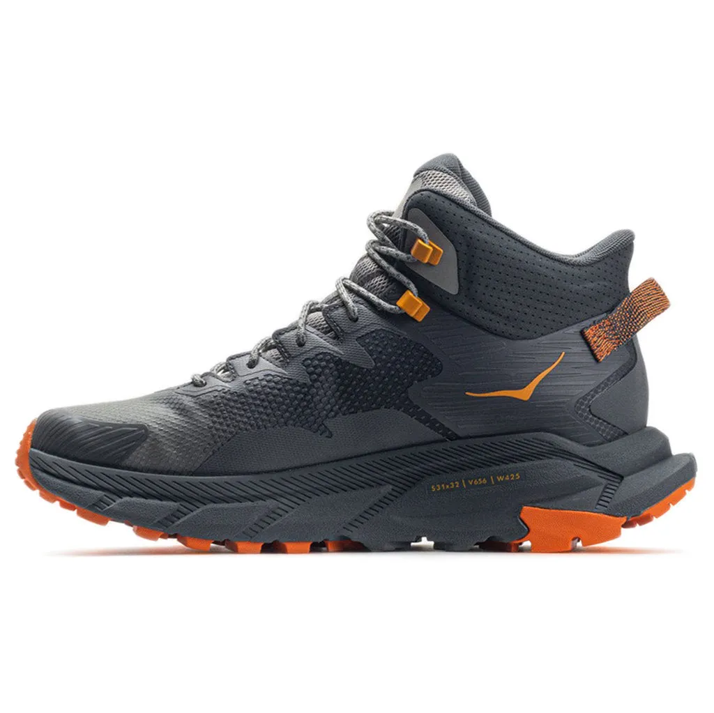 Bottes de randonnée cheville homme Hoka Trail Code GTX en textile synthétique
