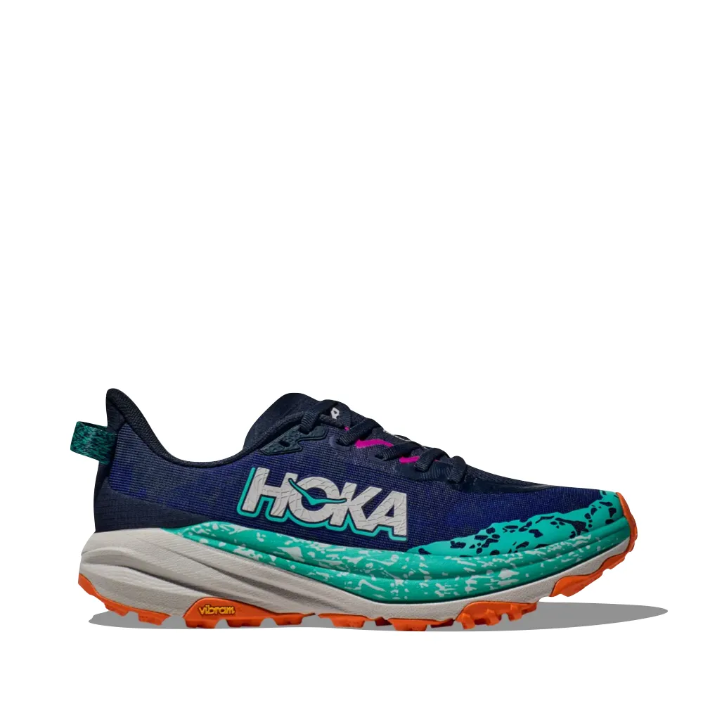 Chaussure de course Hoka Speedgoat 6 pour femme en Bleu universitaire/Météore
