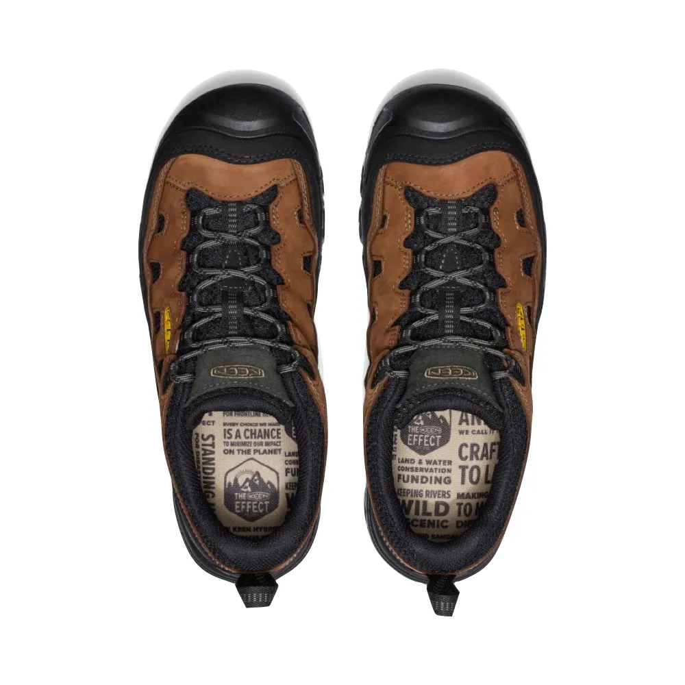 Chaussure de randonnée KEEN Targhee IV ventilée pour homme en Bison/Jaune doré
