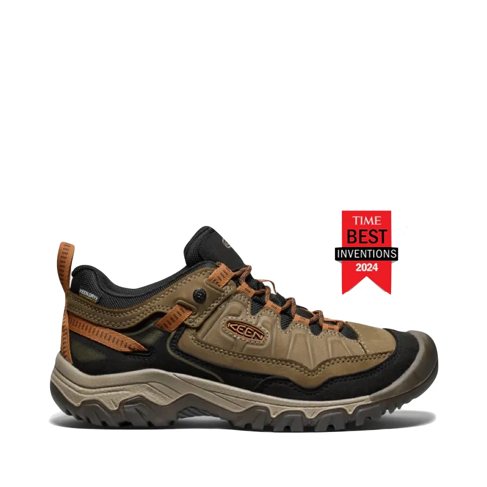 Chaussure de randonnée imperméable KEEN pour hommes Targhee IV en Turtle Sea/Roasted Pecan