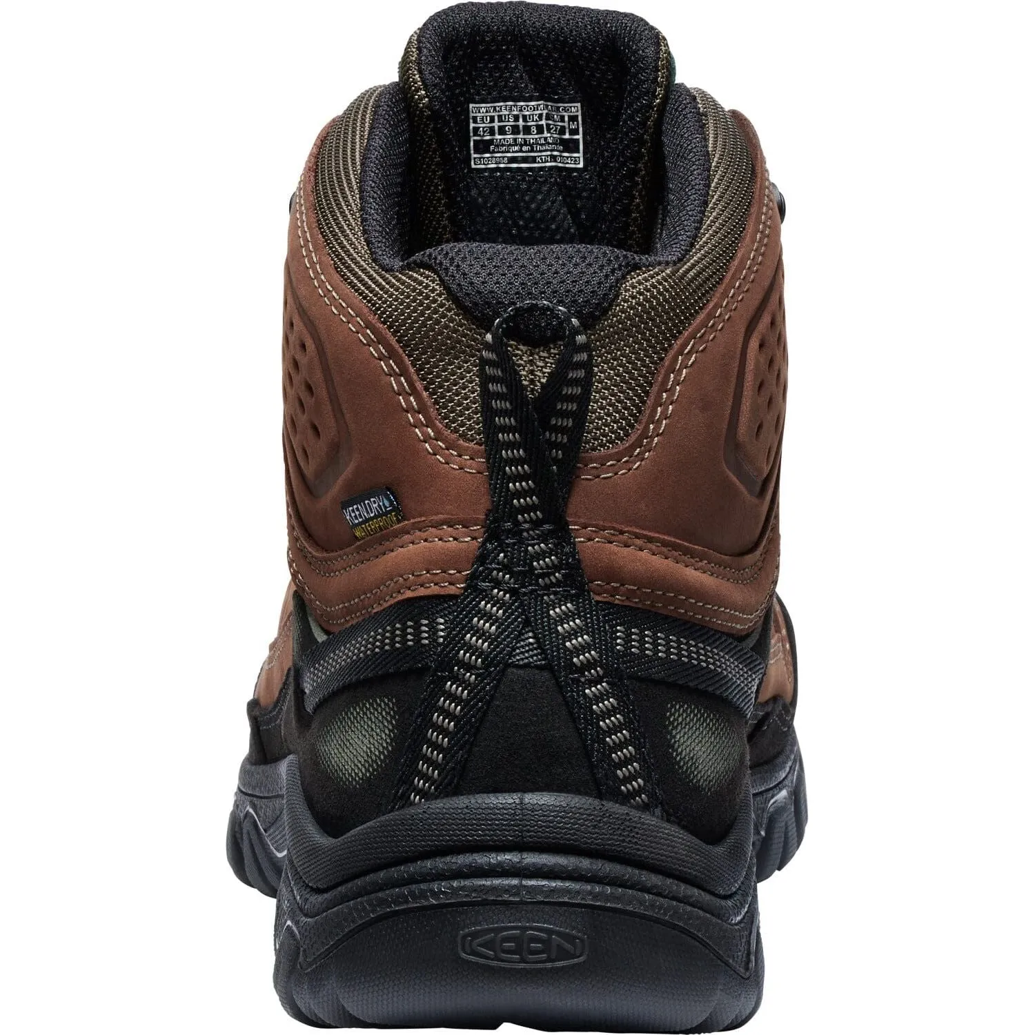 BOTTES DE RANDONNÉE IMPERMÉABLES KEEN TARGHEE IV POUR HOMME, POINTURES STANDARD ET LARGES