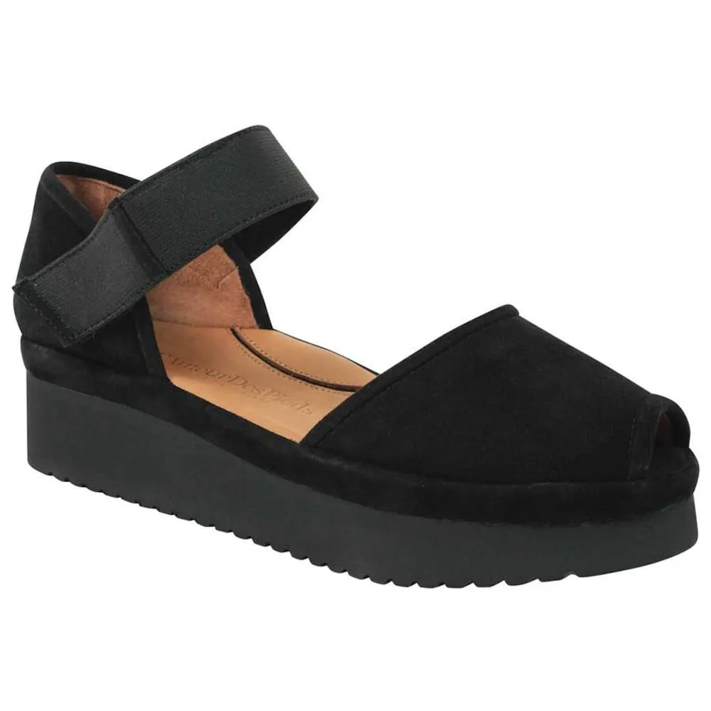 L'Amour Des Pieds Femmes Amadour Suède Noir