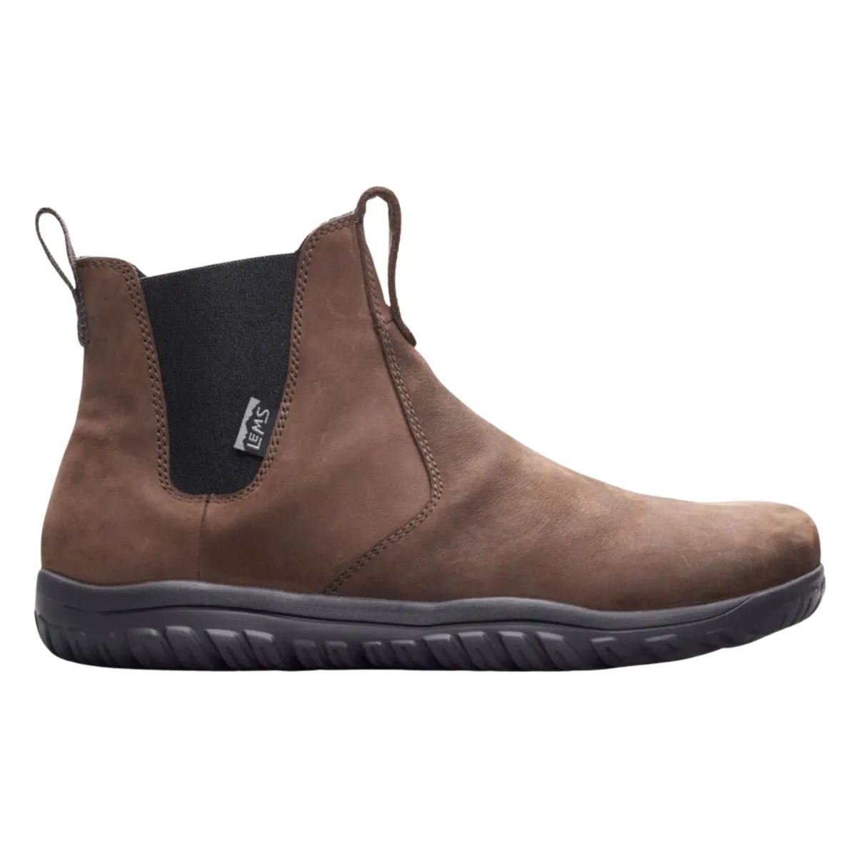 Bottes Chelsea pour hommes Lems en cuir espresso imperméable