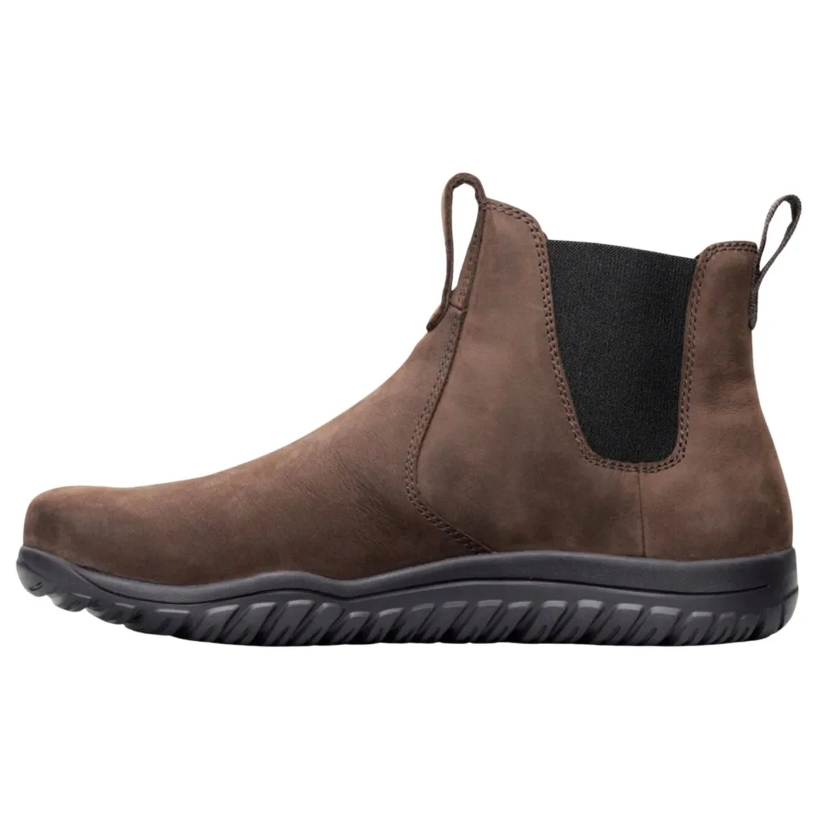 Bottes Chelsea pour hommes Lems en cuir espresso imperméable