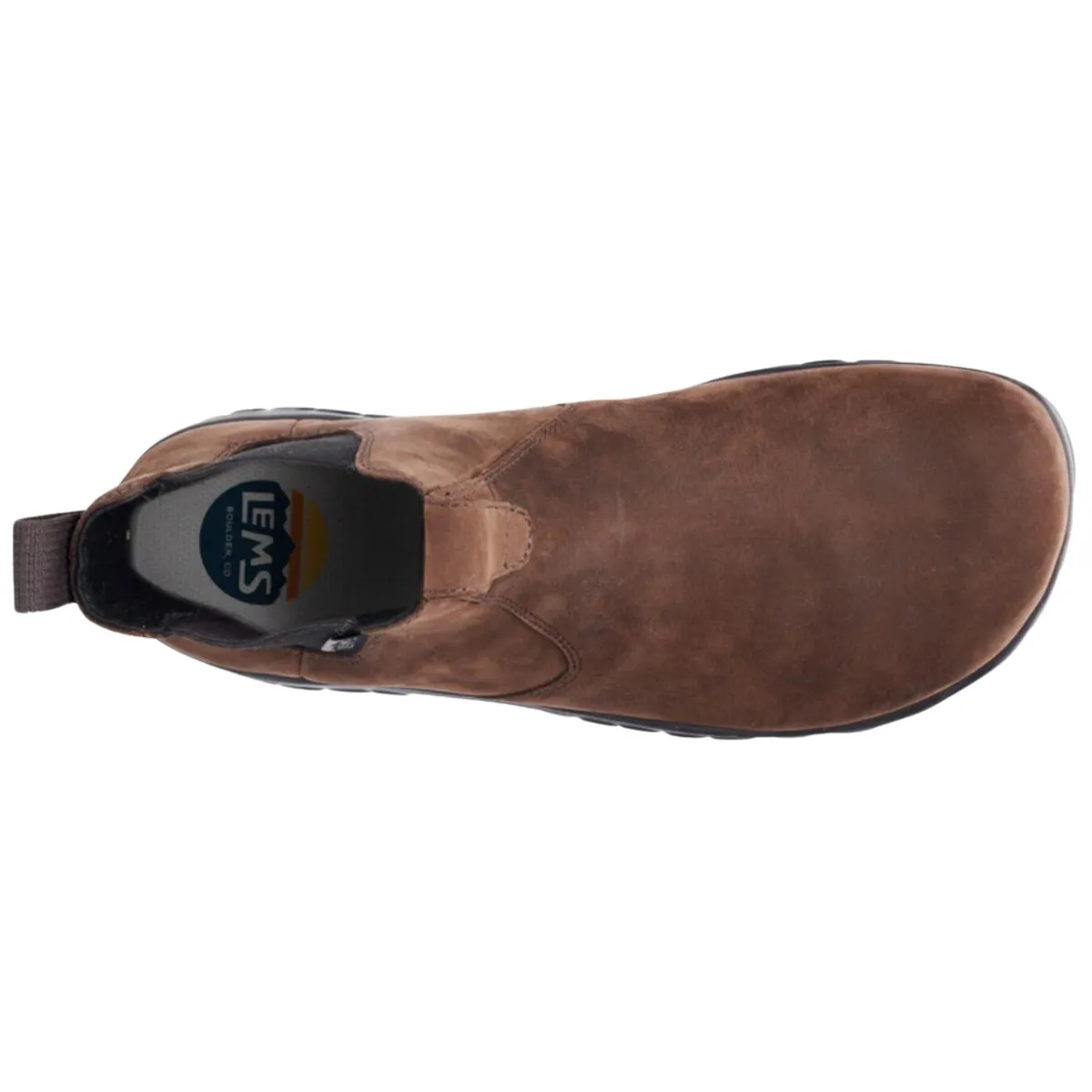 Bottes Chelsea pour hommes Lems en cuir espresso imperméable