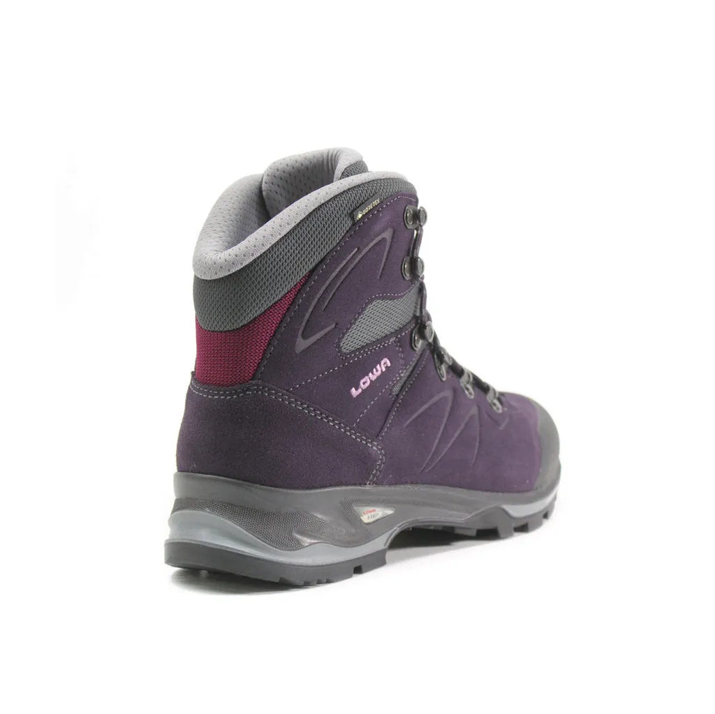 Bottes de randonnée cheville femme Lowa Badia GTX en textile et daim
